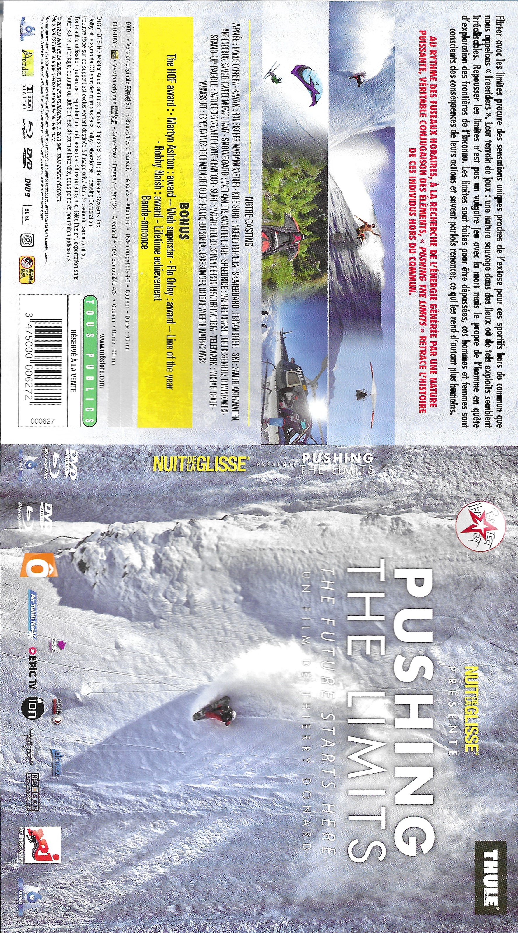 Jaquette DVD Pushing the limits the future starts here (BLU-RAY)