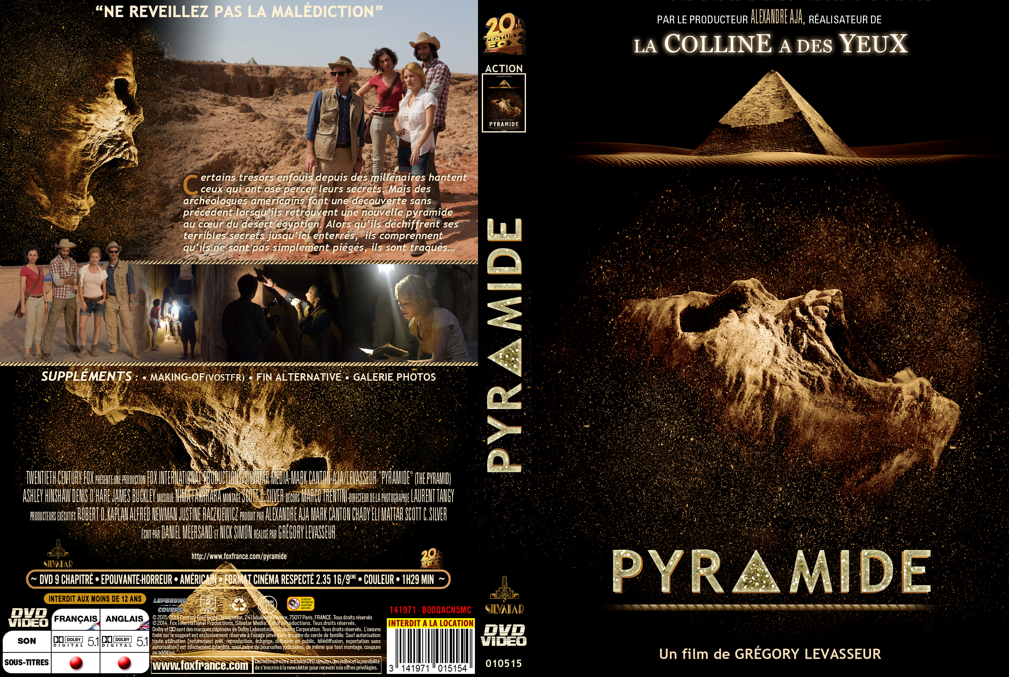 Jaquette DVD Pyramide custom