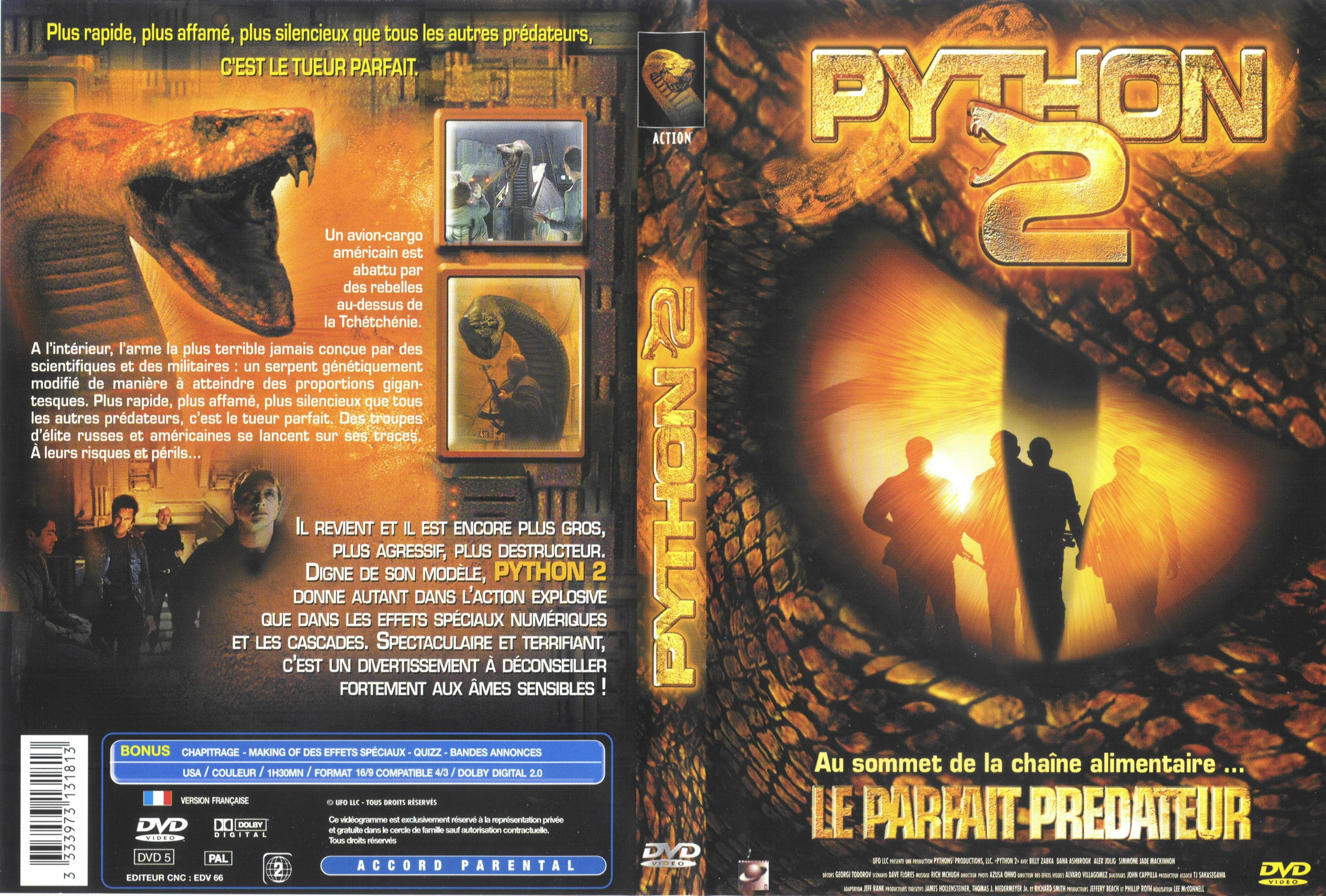 Jaquette DVD Python 2