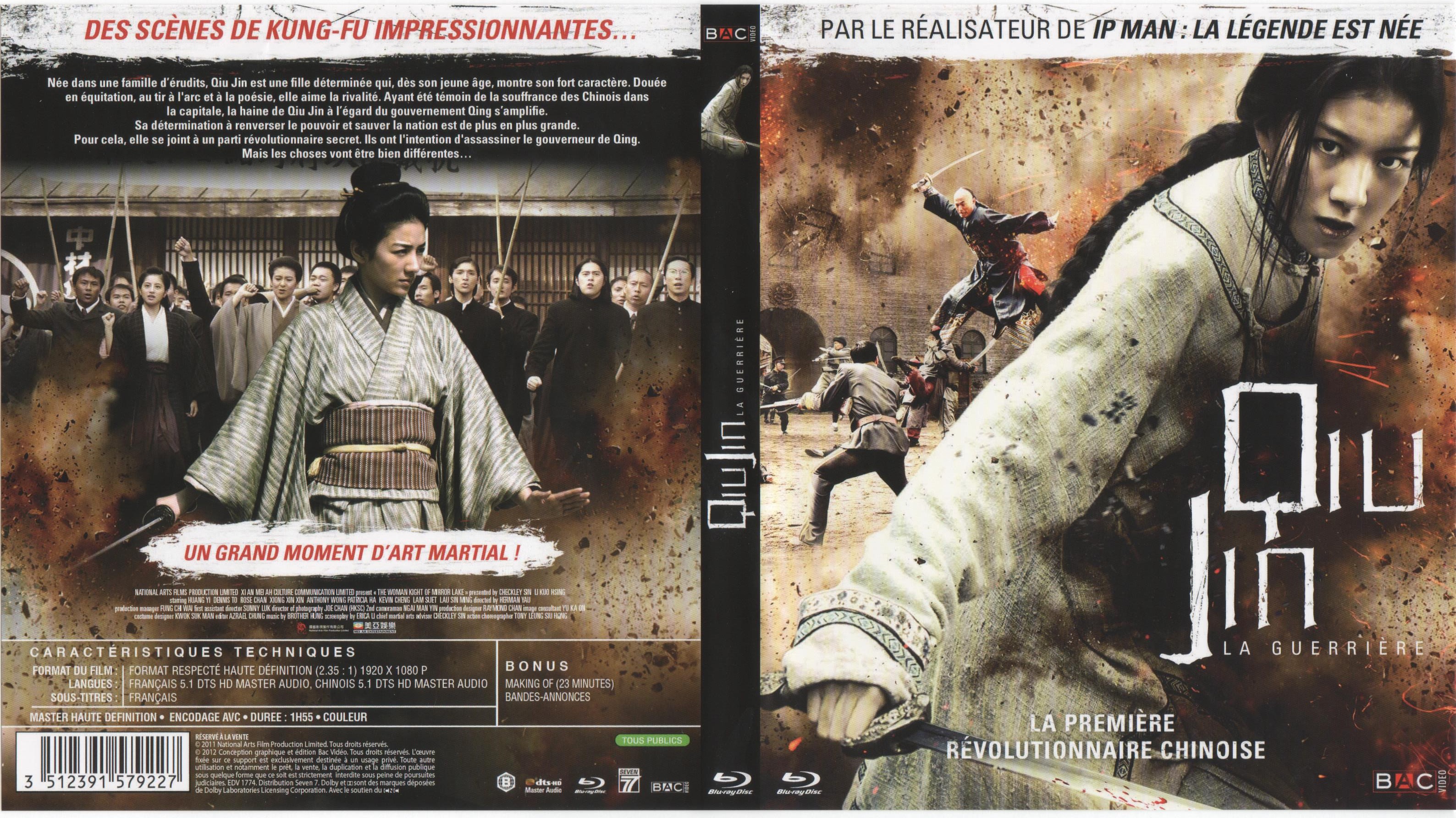 Jaquette DVD Qiu Jin, la guerrire (BLU-RAY)