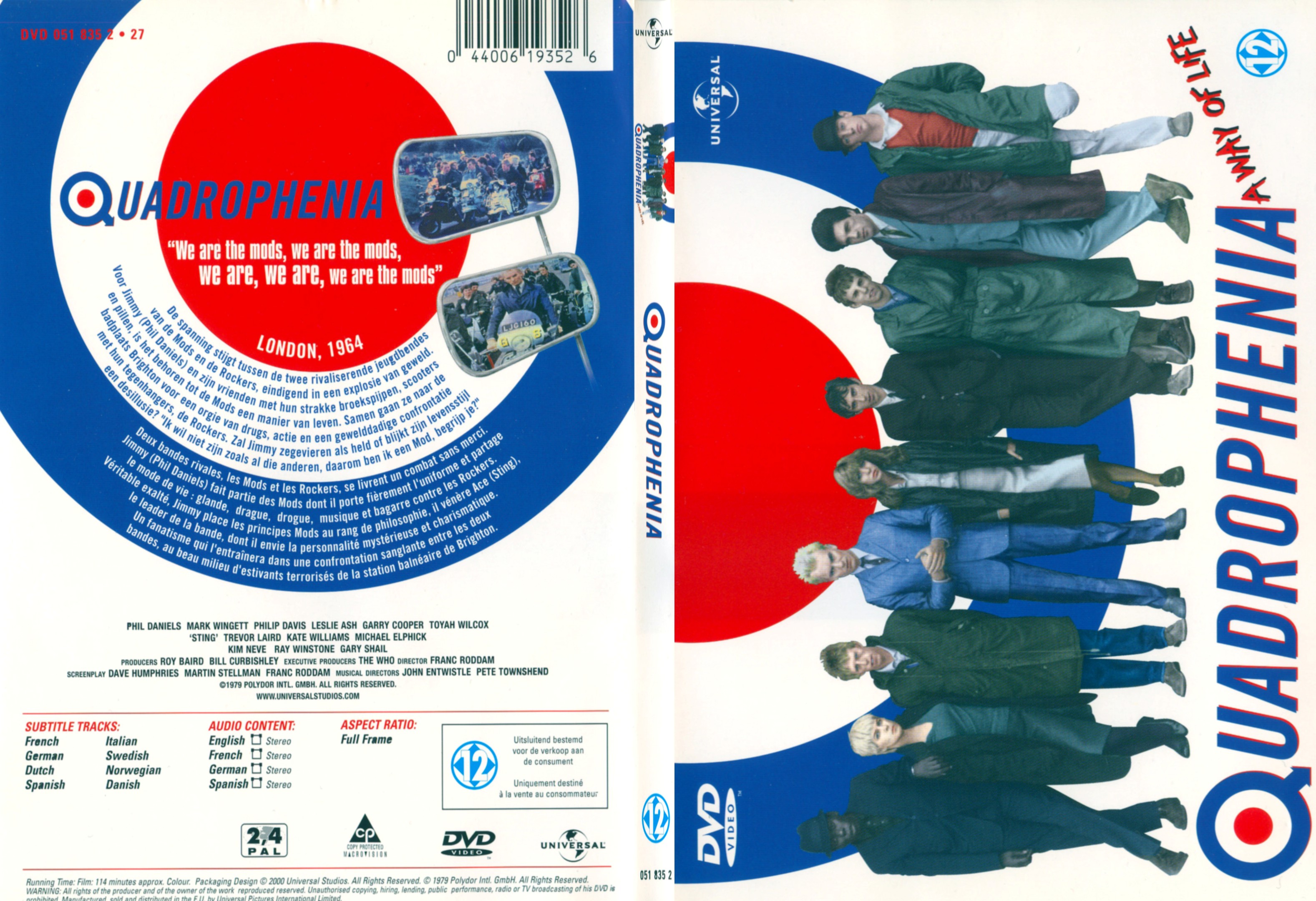 Jaquette DVD Quadrophenia - SLIM
