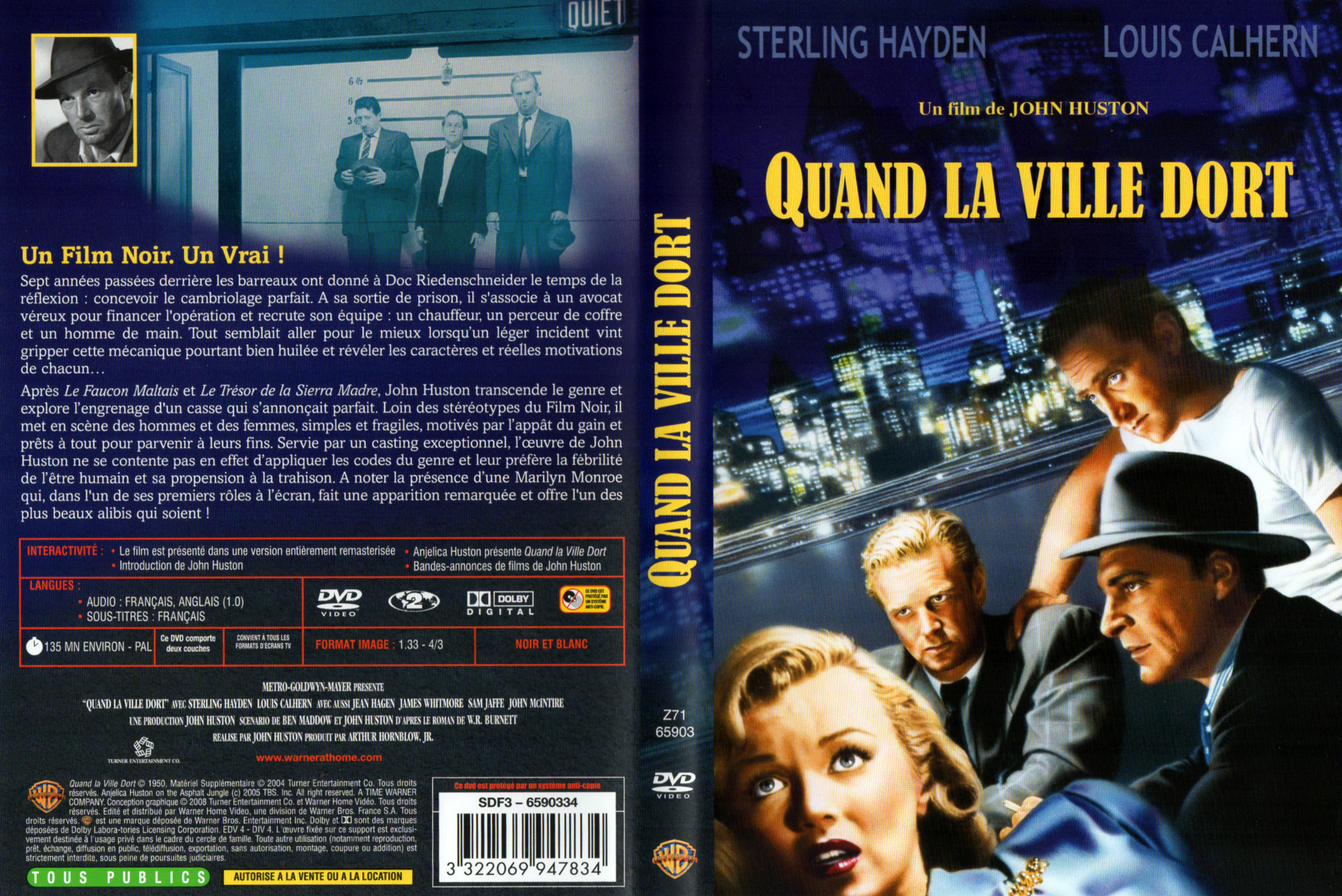 Jaquette DVD Quand la ville dort