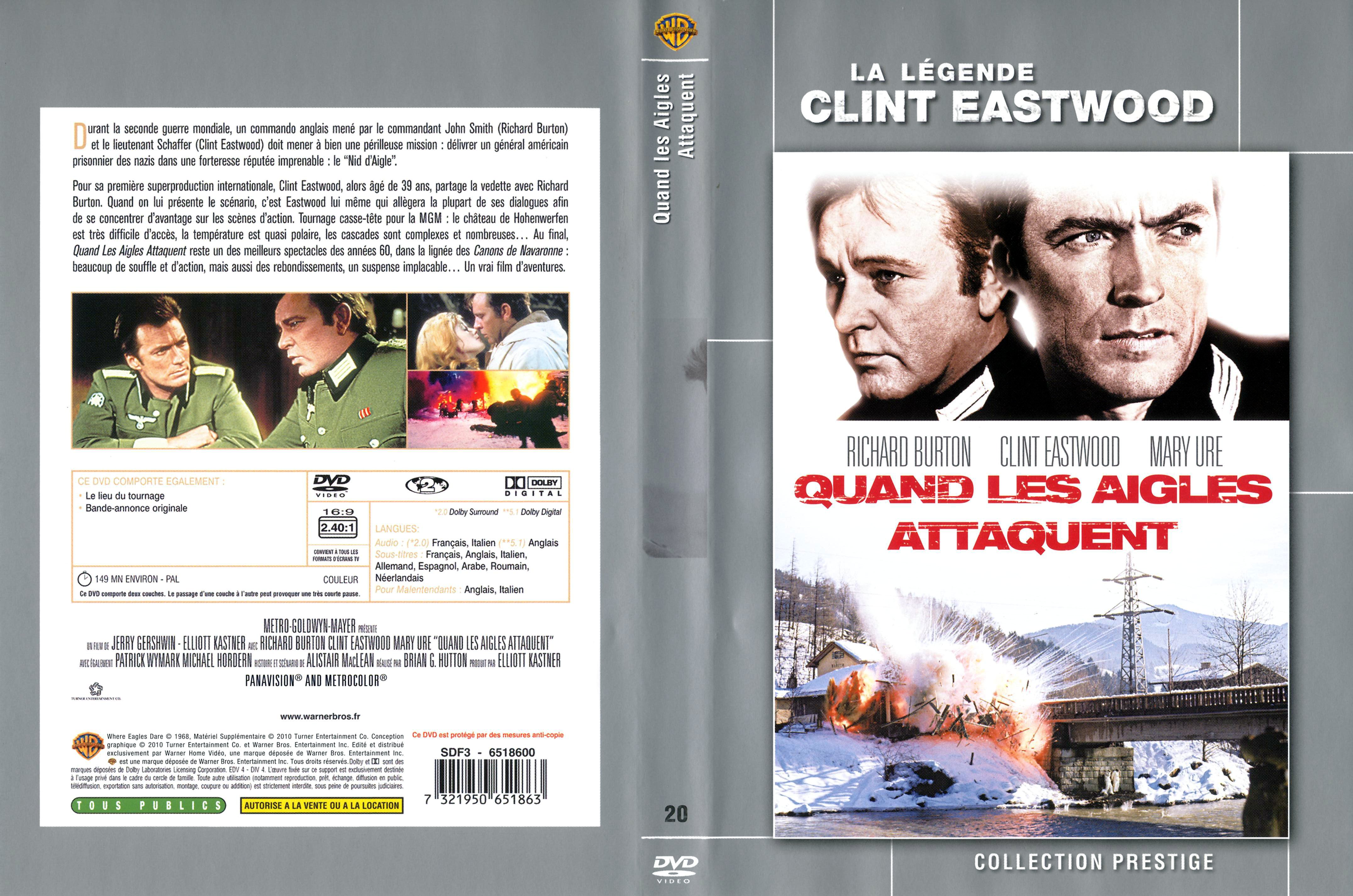 Jaquette DVD Quand les aigles attaquent v4