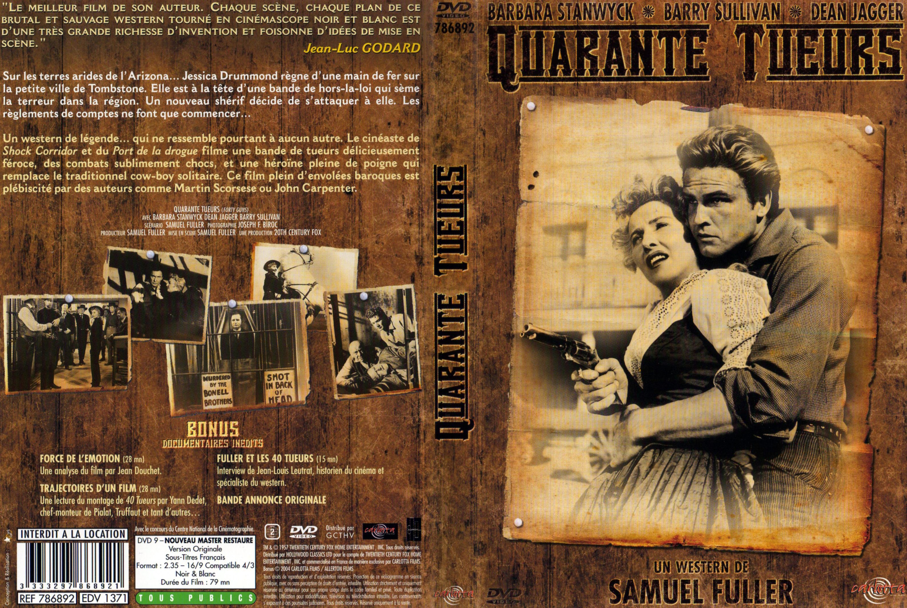 Jaquette DVD Quarante tueurs