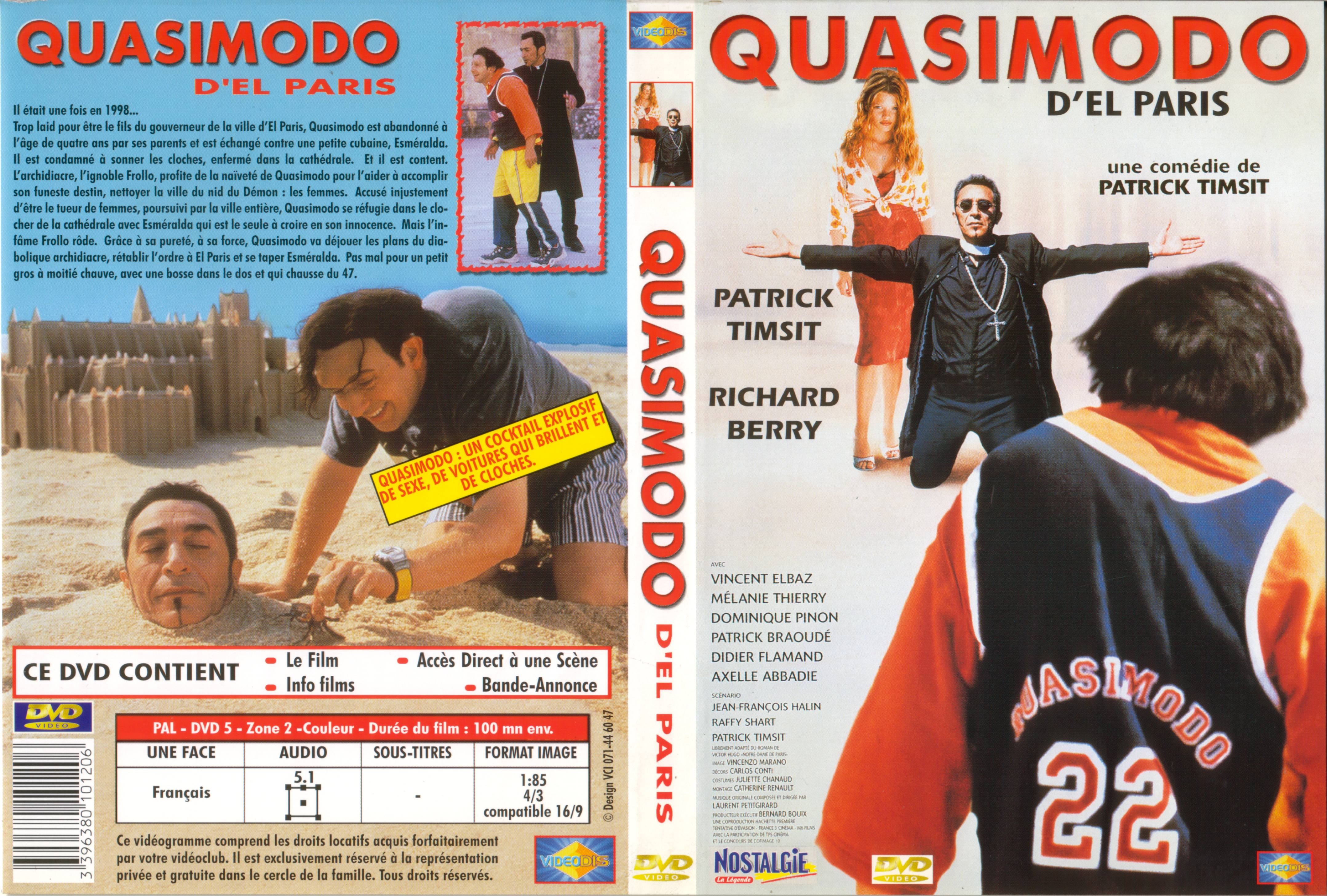 Jaquette DVD Quasimodo d