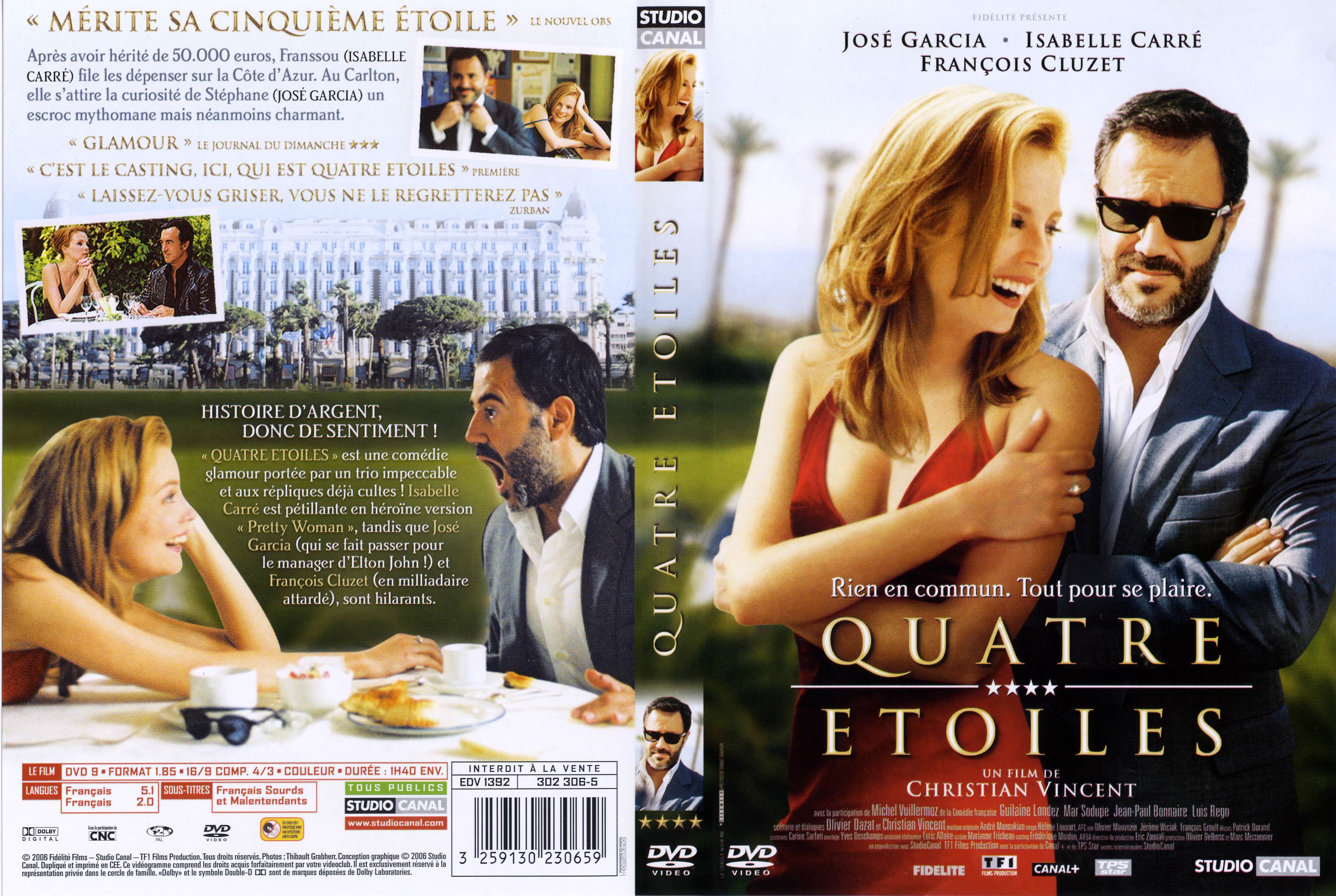 Jaquette DVD Quatre etoiles v2