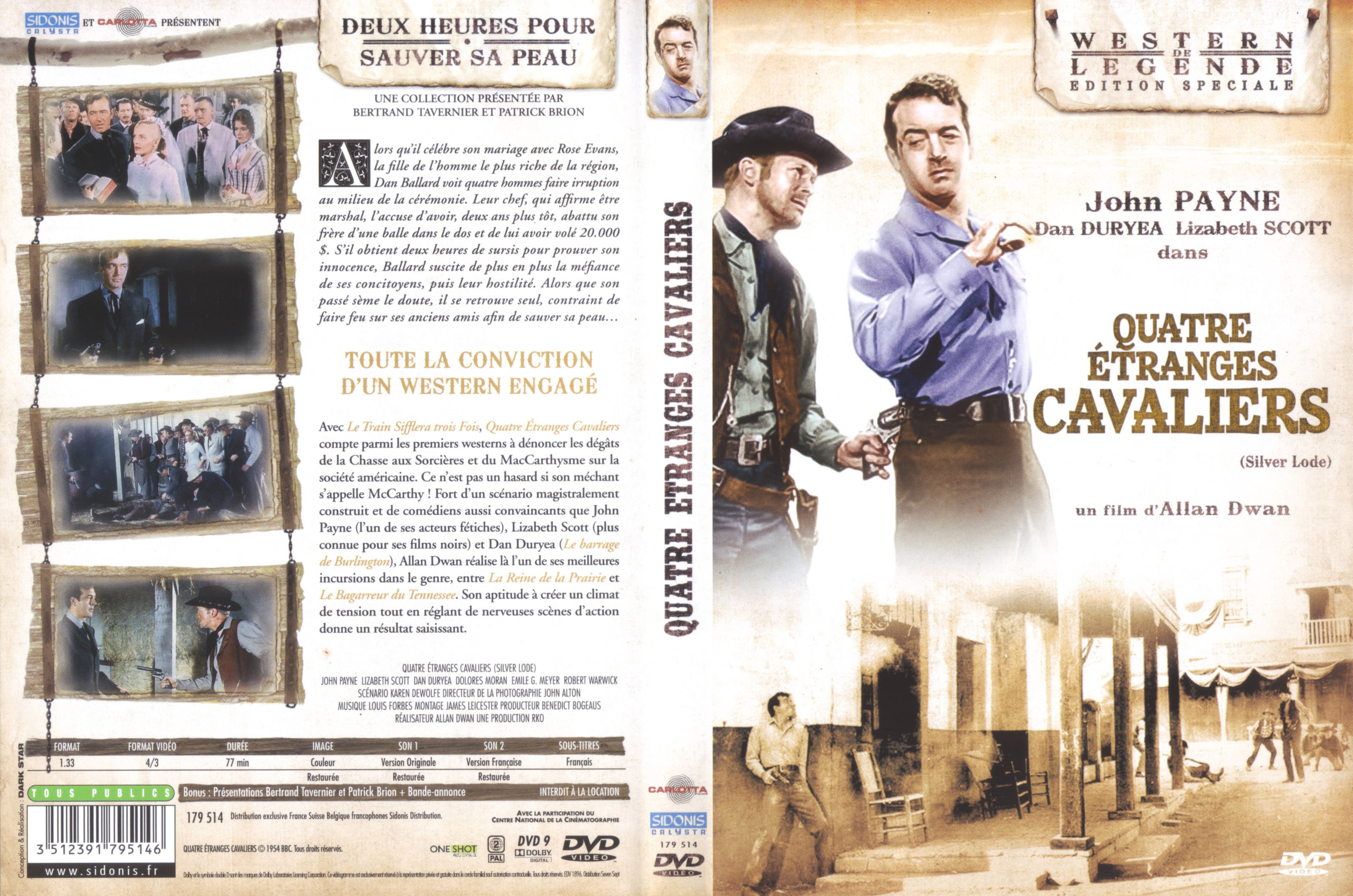 Jaquette DVD Quatre tranges cavaliers v2