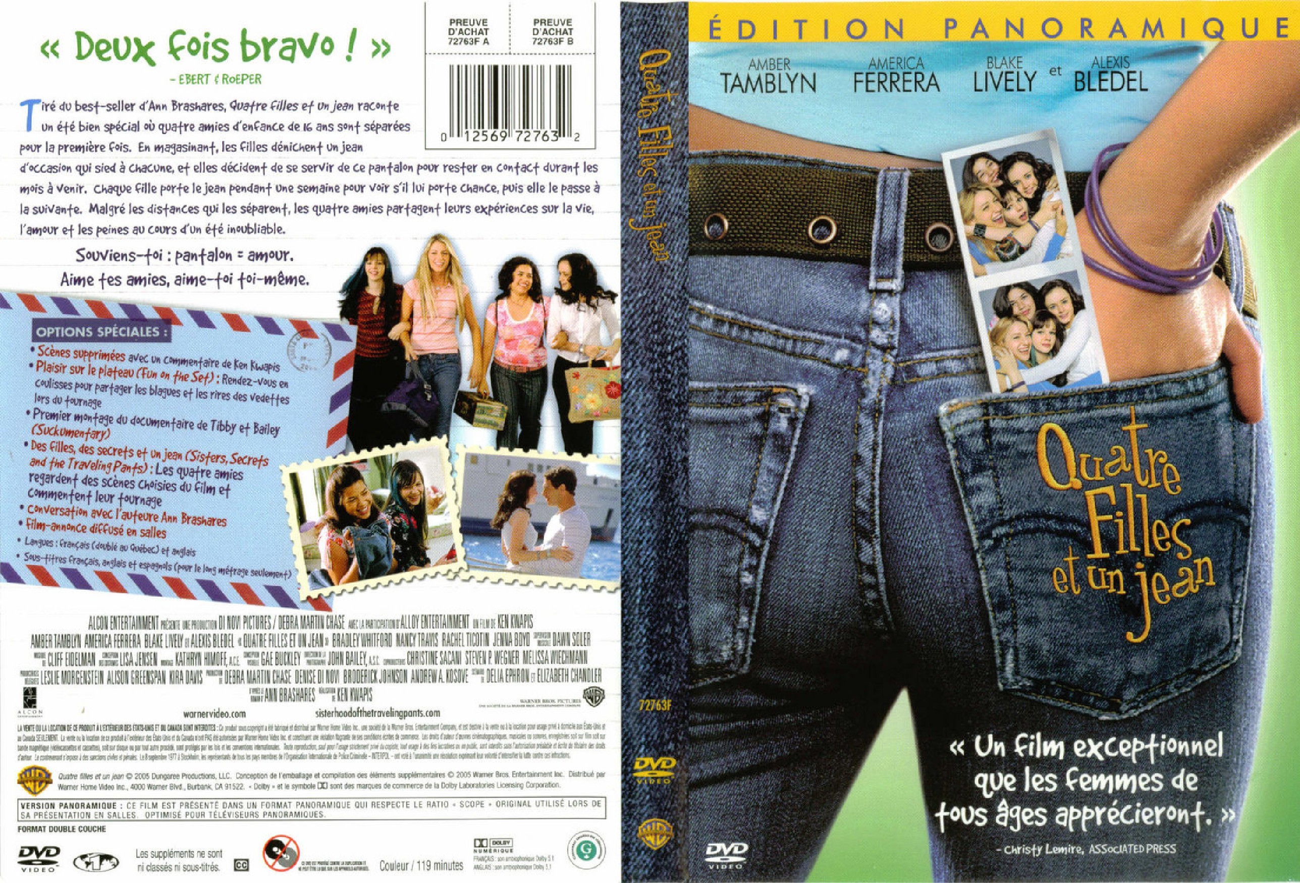 Jaquette DVD Quatre filles et un  jean
