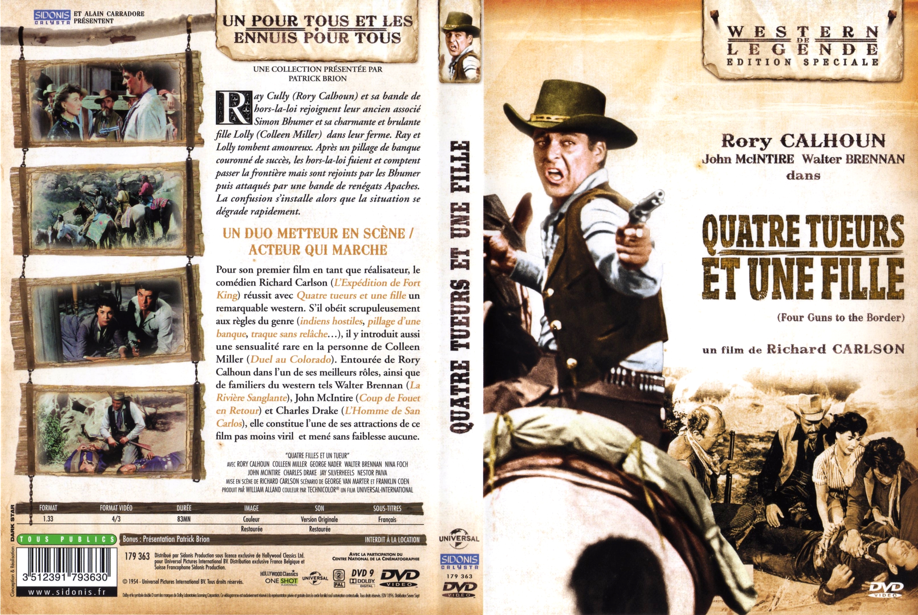 Jaquette DVD Quatre tueurs et une fille