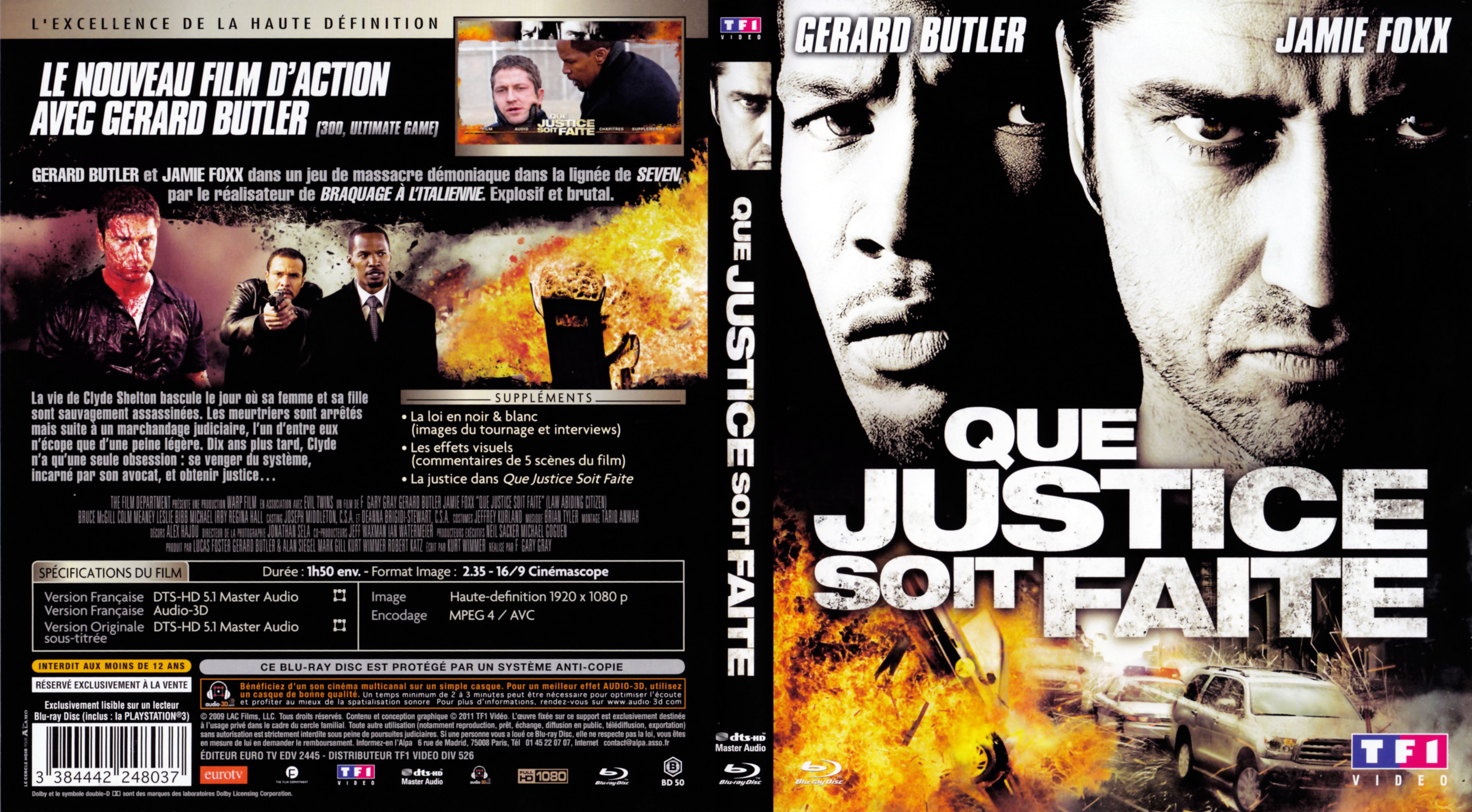 Jaquette DVD Que justice soit faite (BLU-RAY)