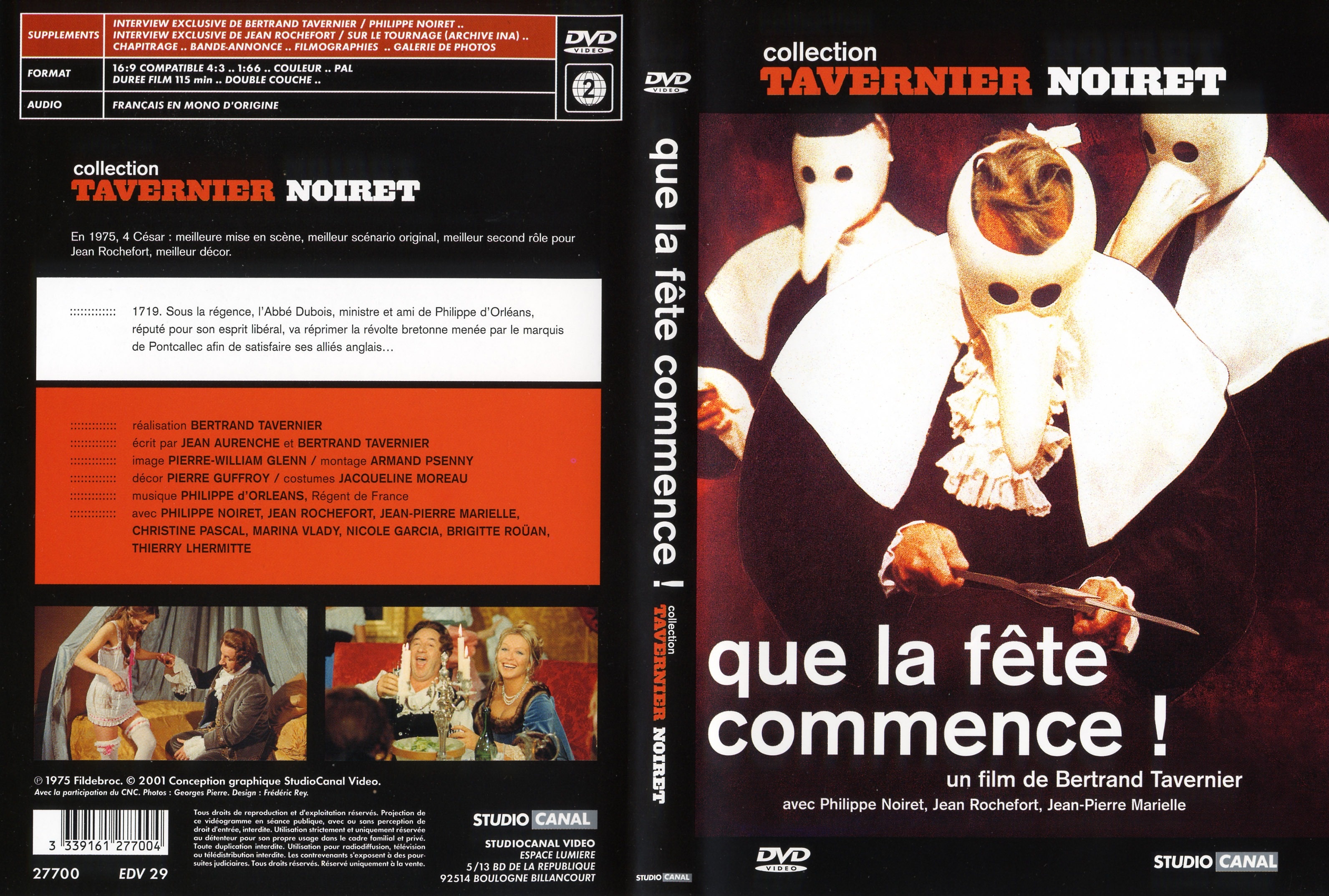 Jaquette DVD Que la fete commence