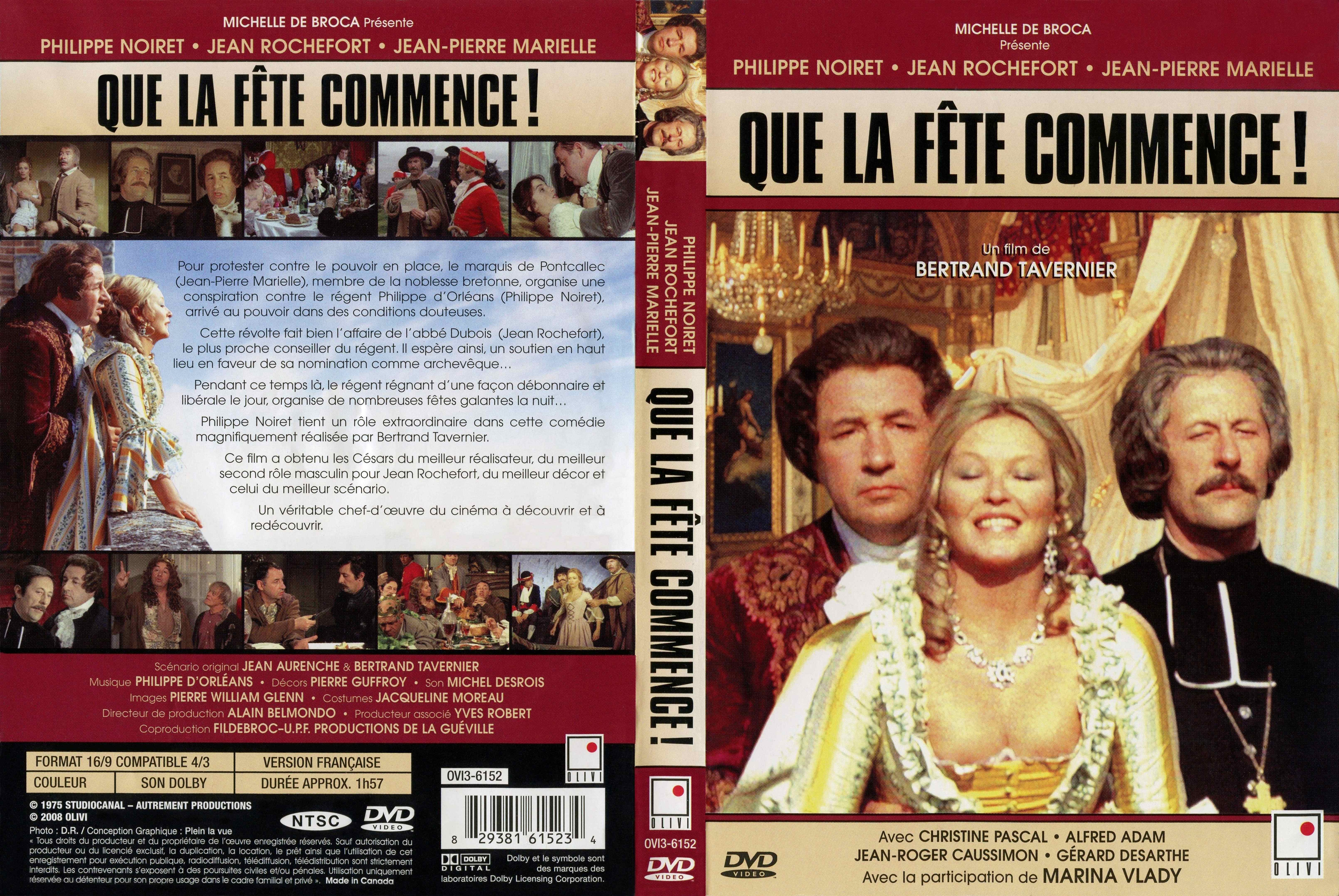 Jaquette DVD Que la fete commence (Canadienne)