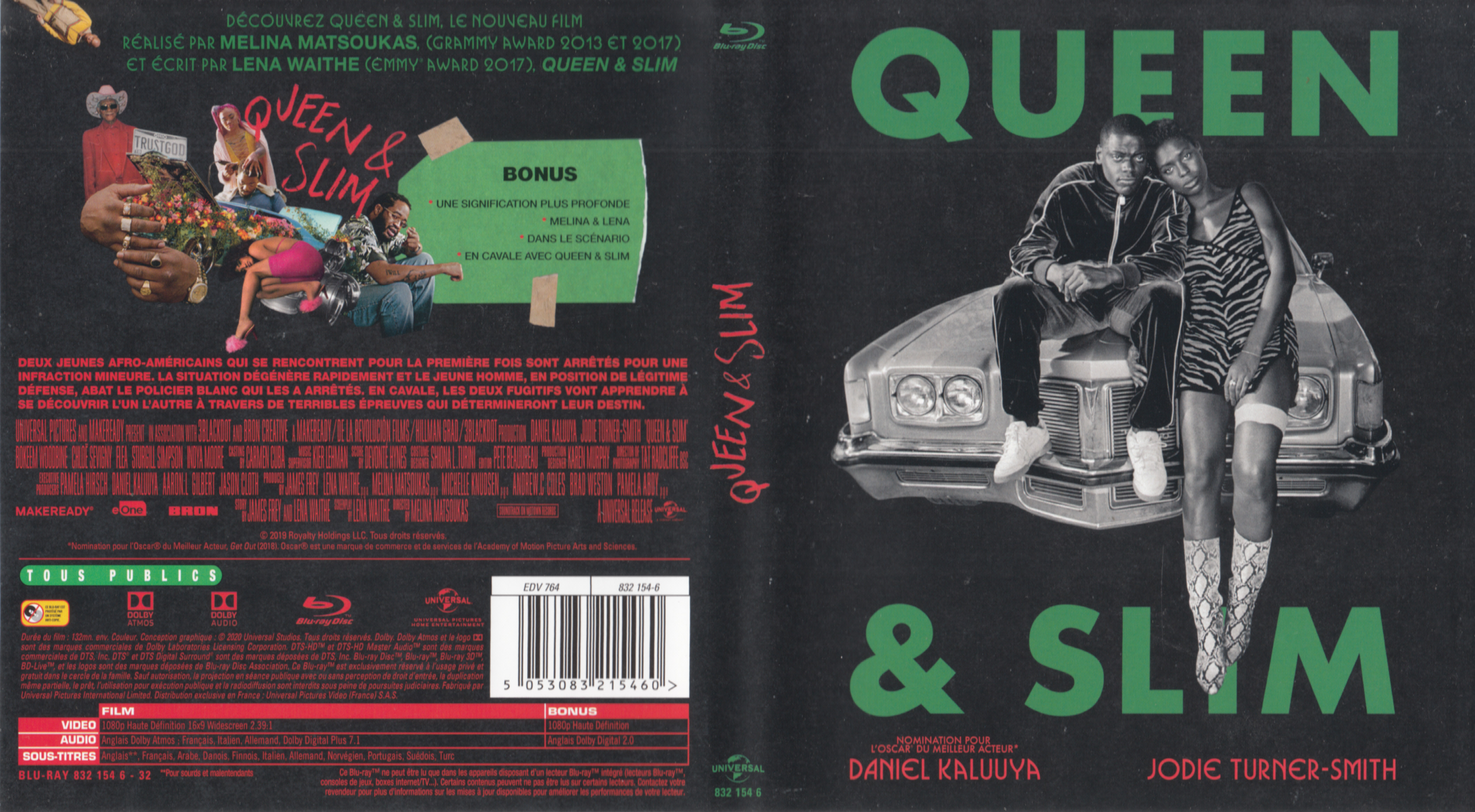 Jaquette DVD Queen & Slim (BLU-RAY)
