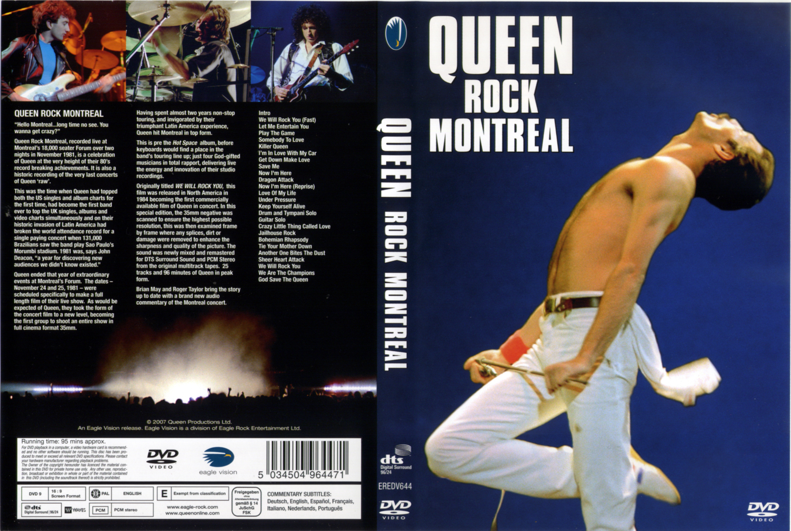 Jaquette DVD Queen Rock Montreal