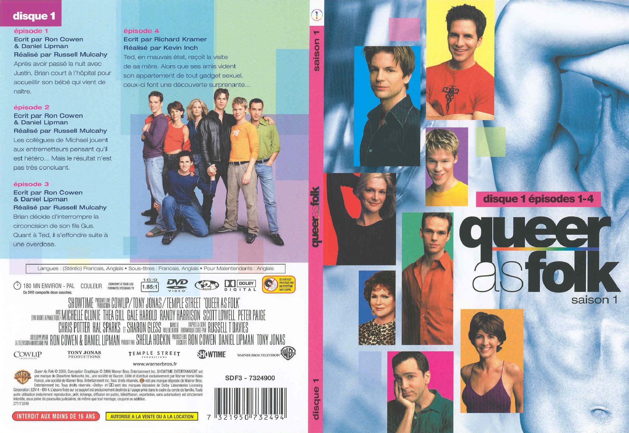 Jaquette DVD Queer As Folk (US) Saison 1 DVD 1