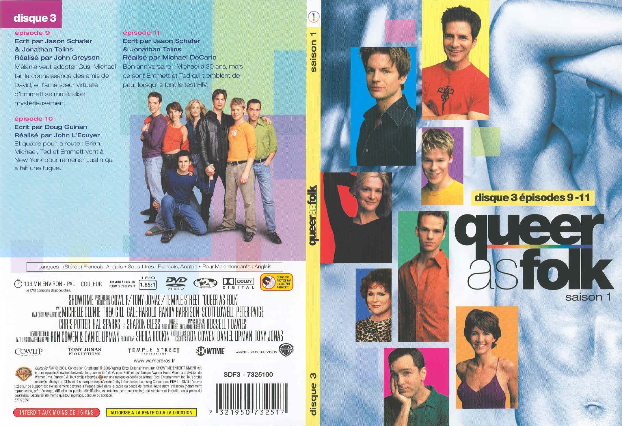 Jaquette DVD Queer As Folk (US) Saison 1 DVD 3