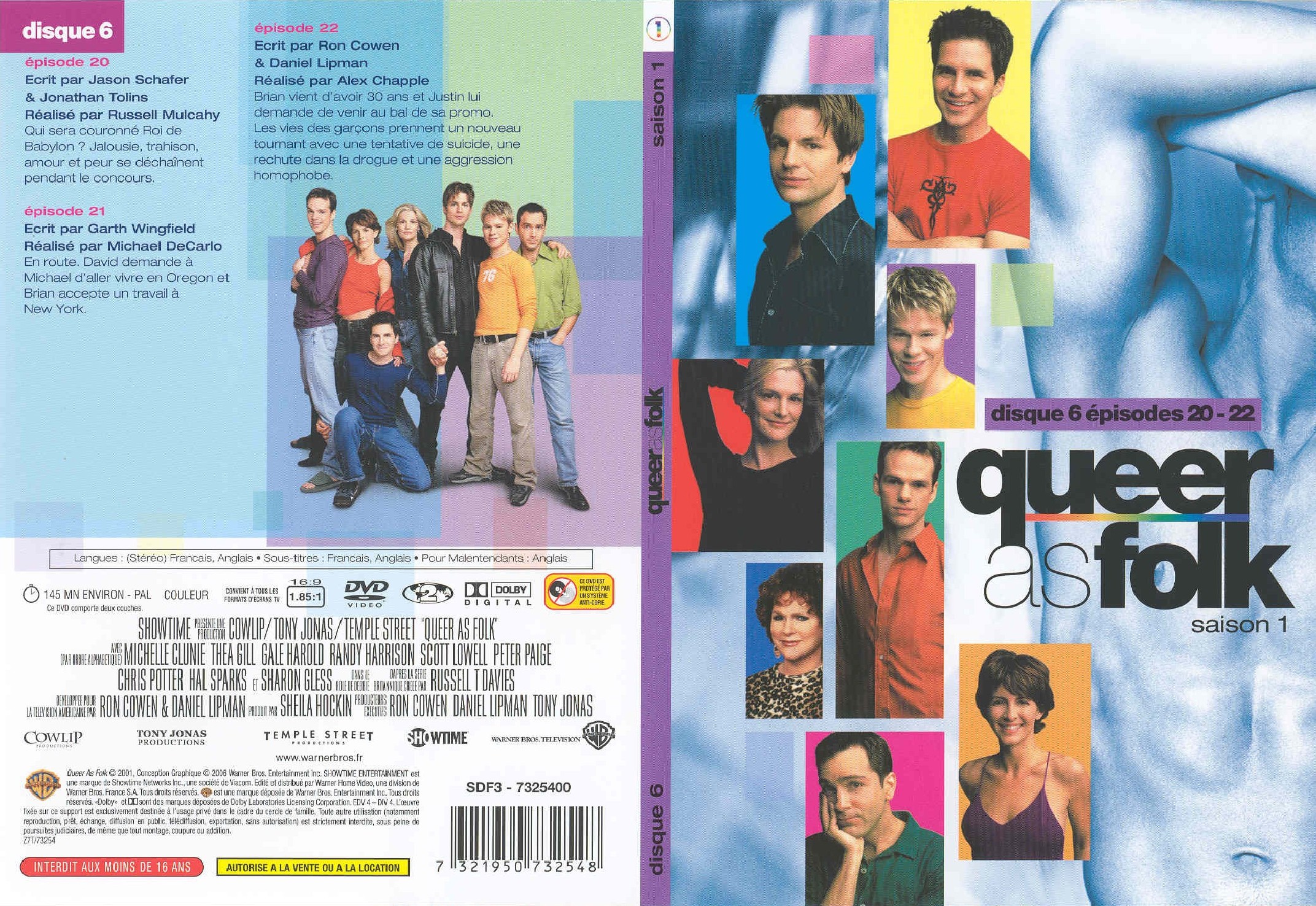 Jaquette DVD Queer As Folk (US) Saison 1 DVD 6
