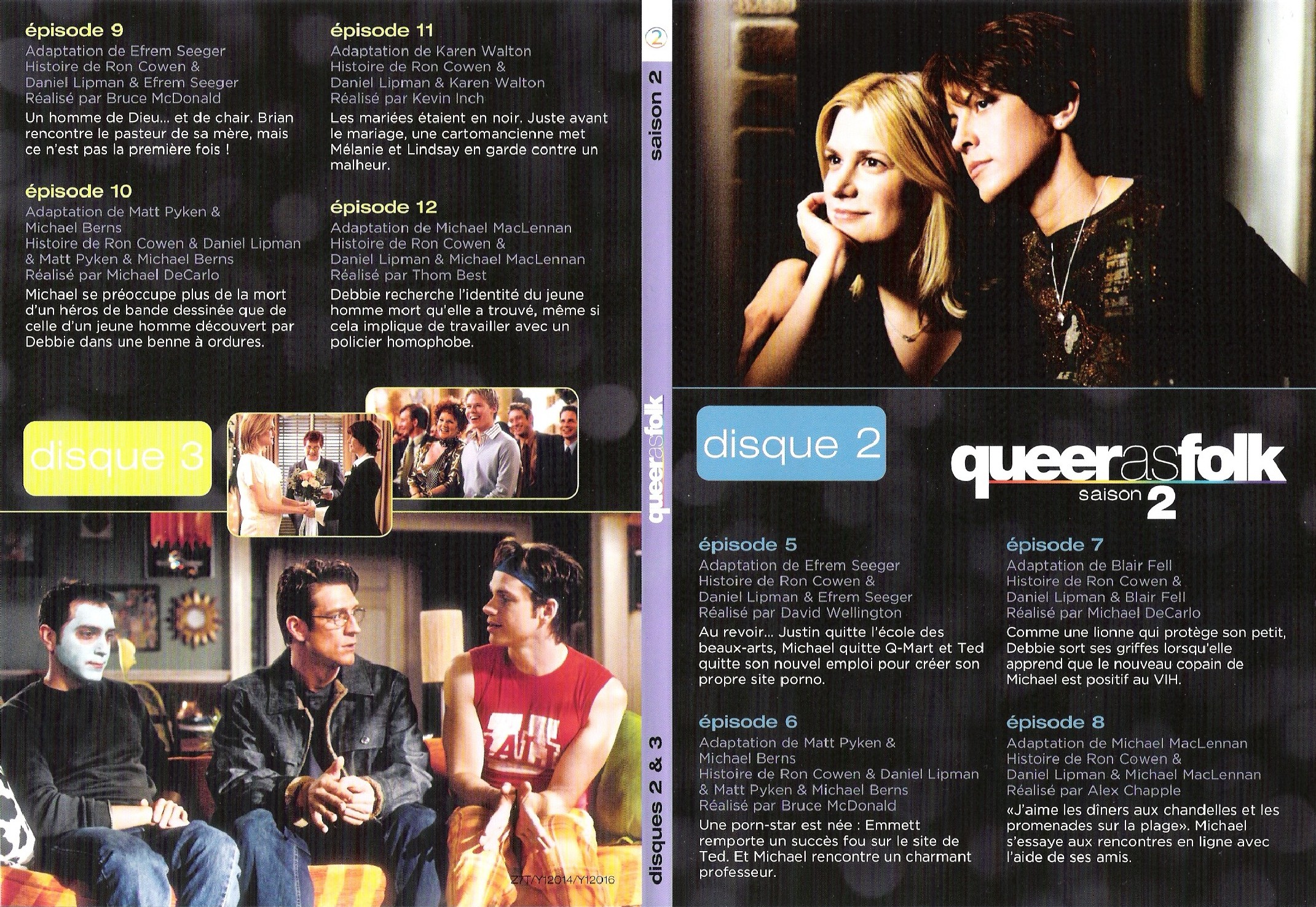 Jaquette DVD Queer As Folk (US) Saison 2 DVD 2