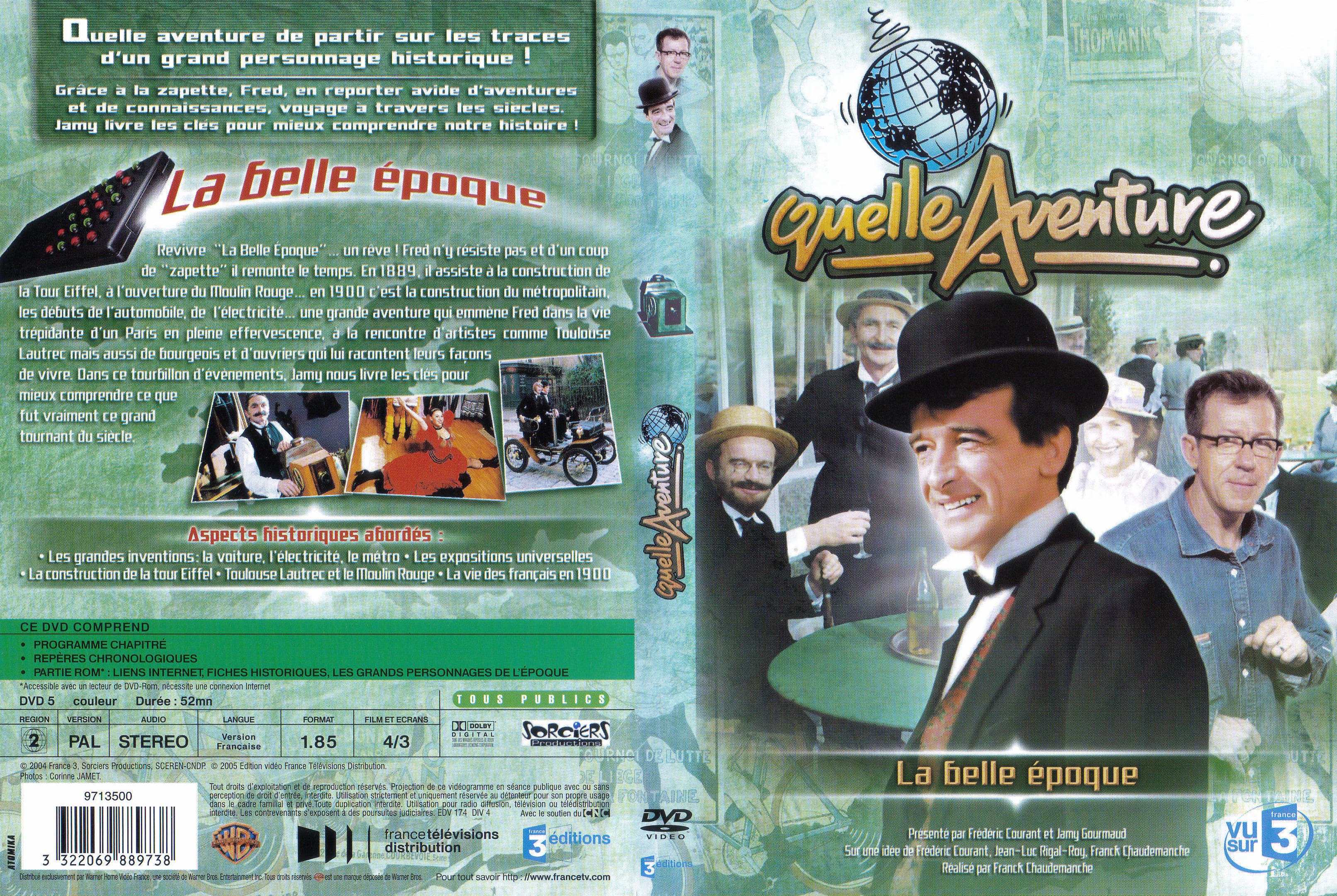 Jaquette DVD Quelle aventure - La belle poque