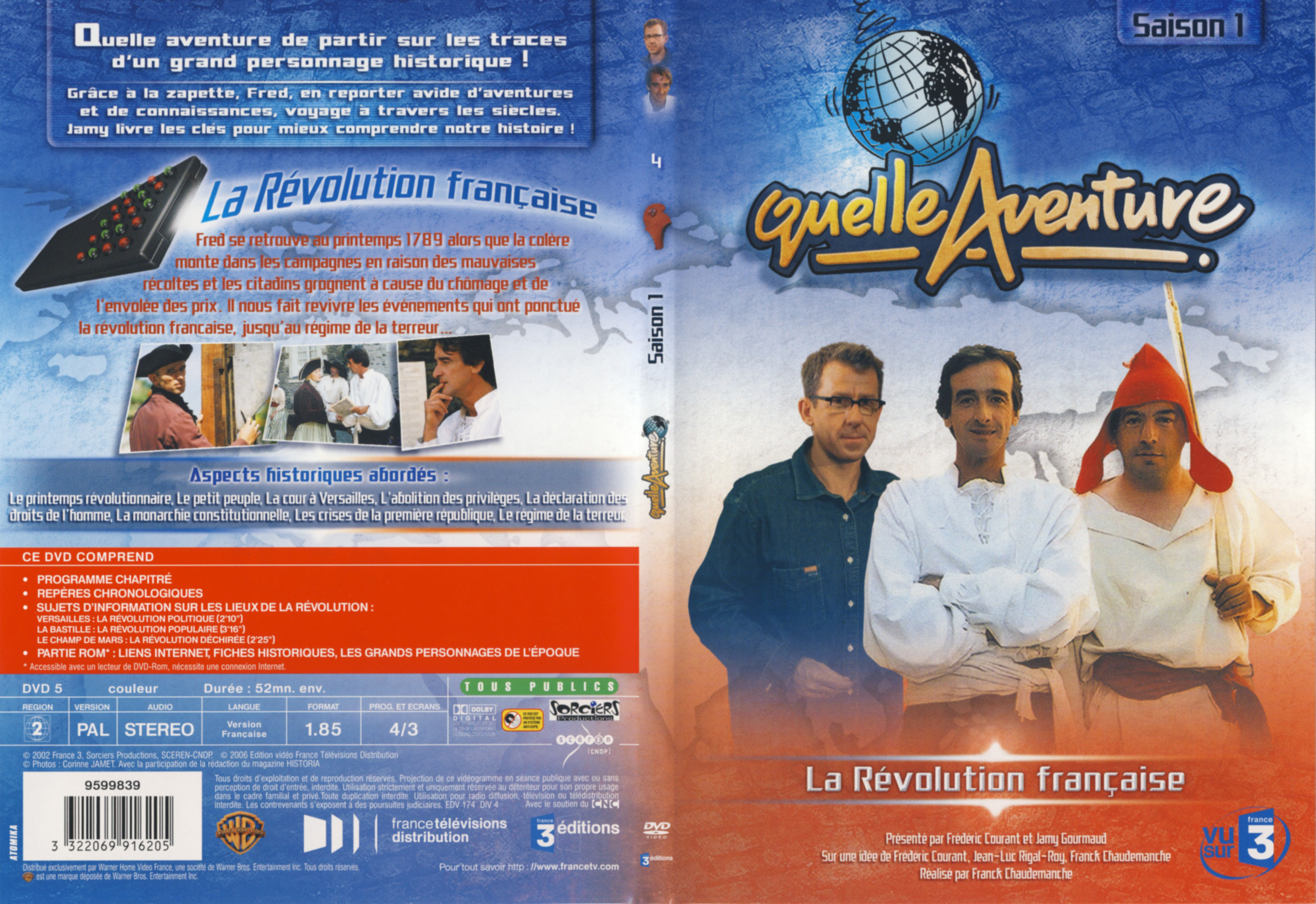 Jaquette DVD Quelle aventure - La rvolution Francaise