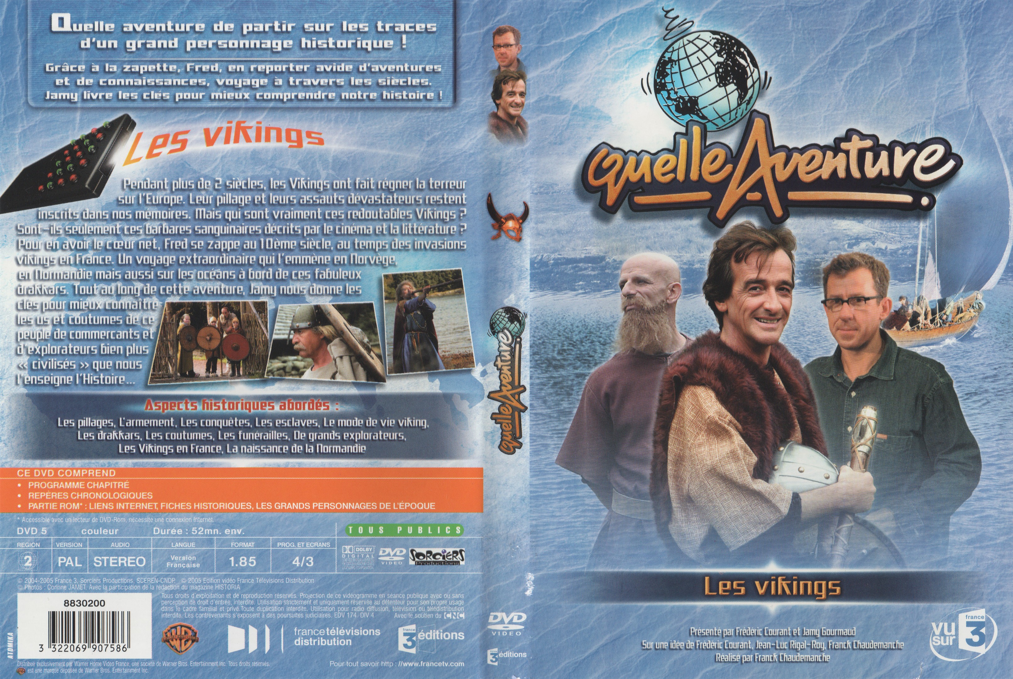 Jaquette DVD Quelle aventure - Les vikings