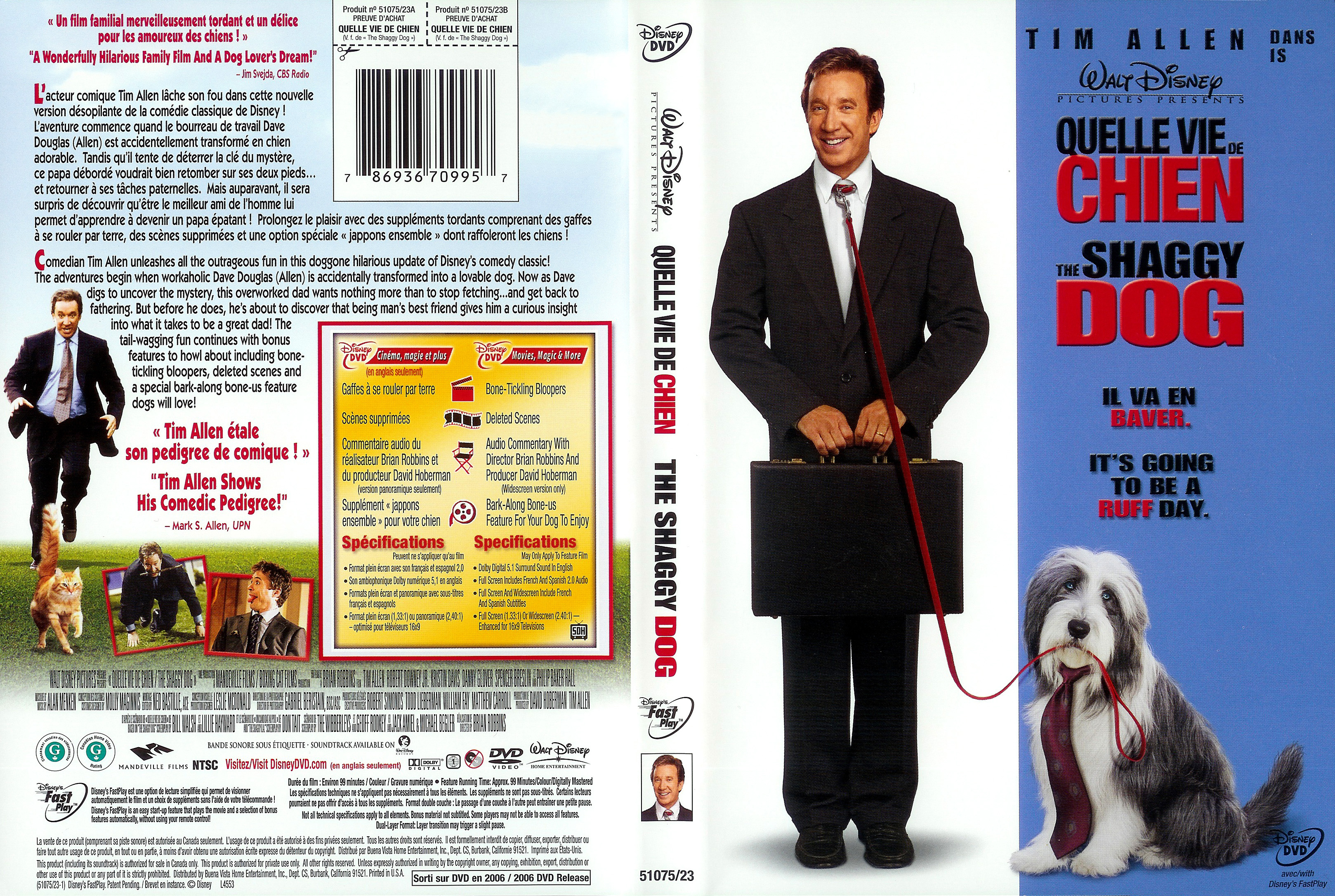 Jaquette Dvd De Quelle Vie De Chien Cinéma Passion