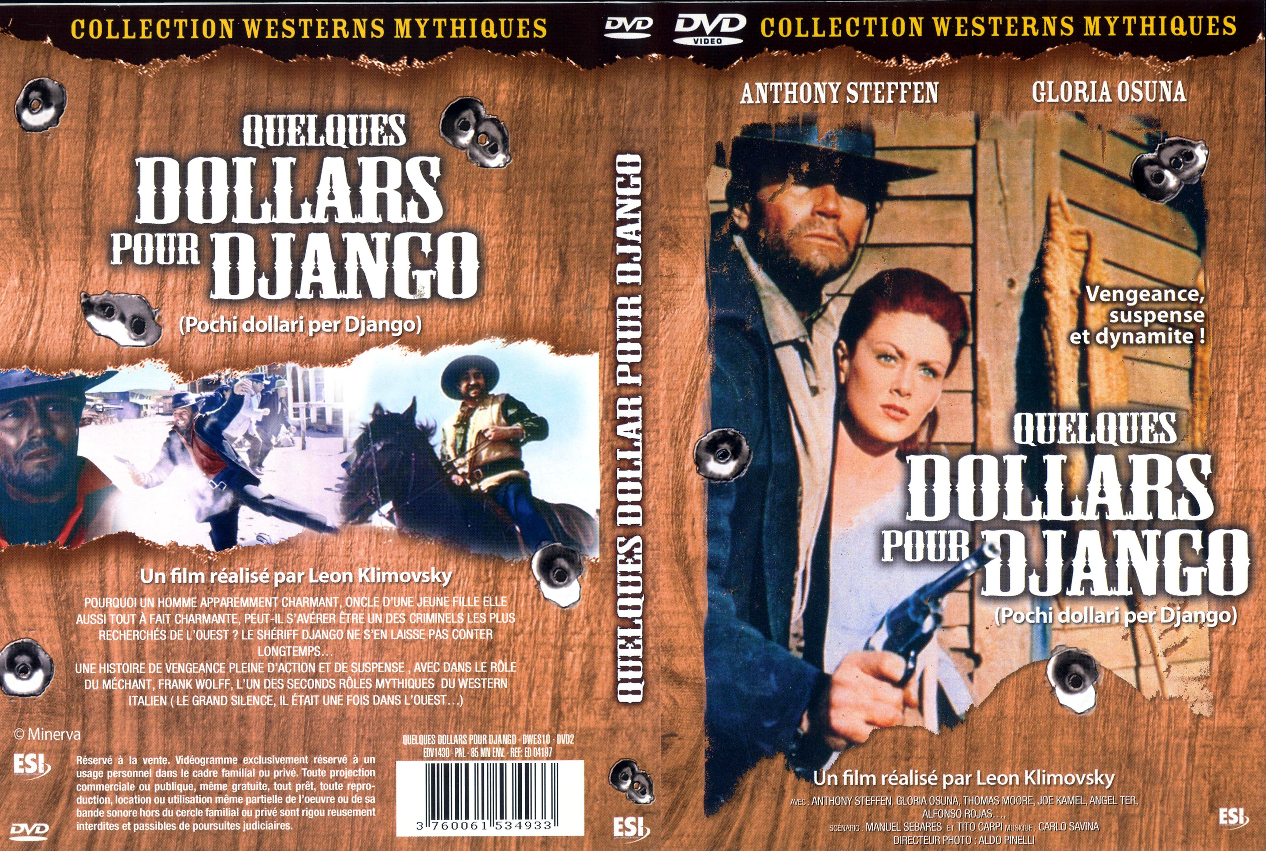 Jaquette DVD Quelques dollars pour Django