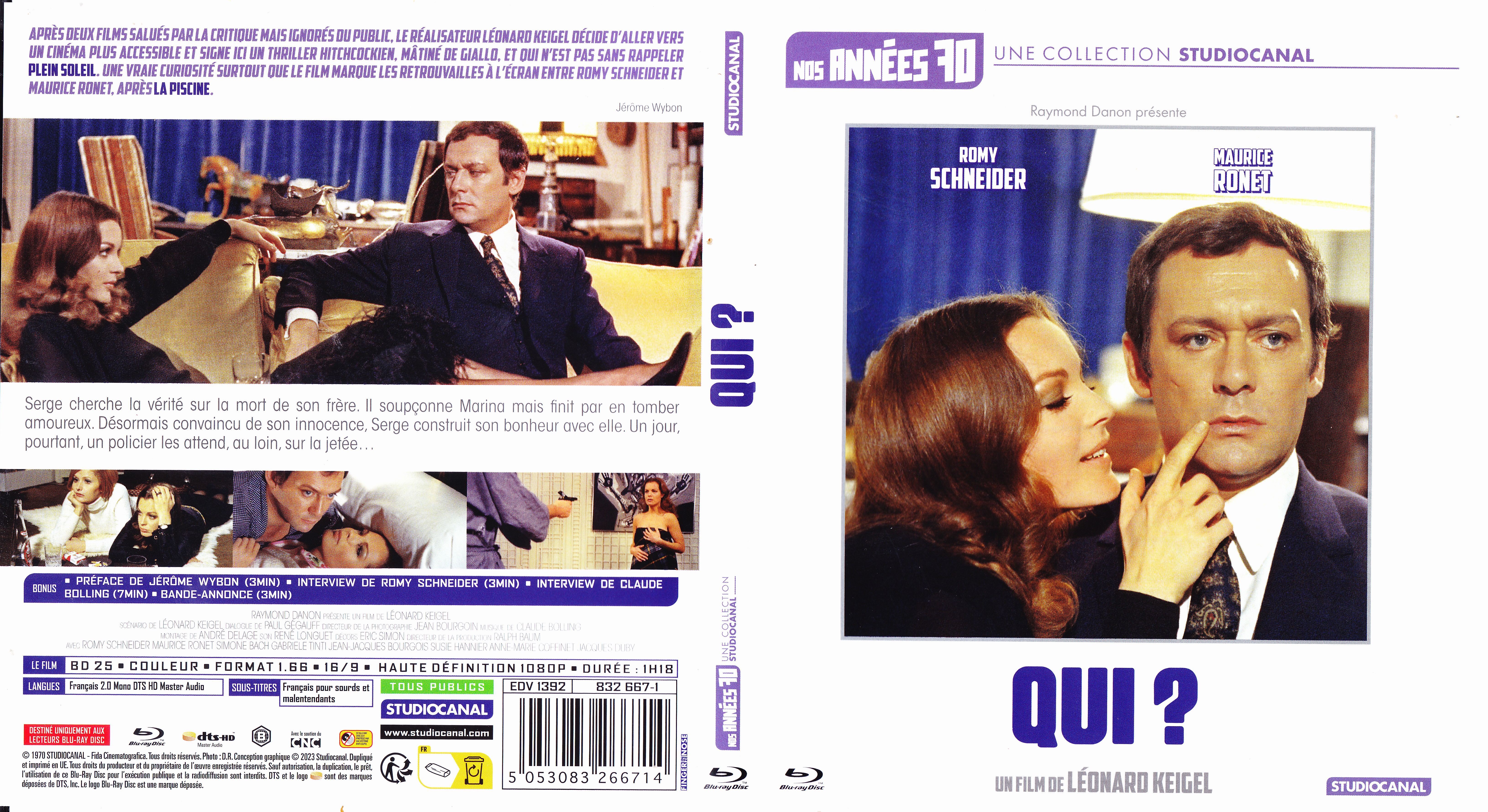 Jaquette DVD Qui (BLU-RAY)