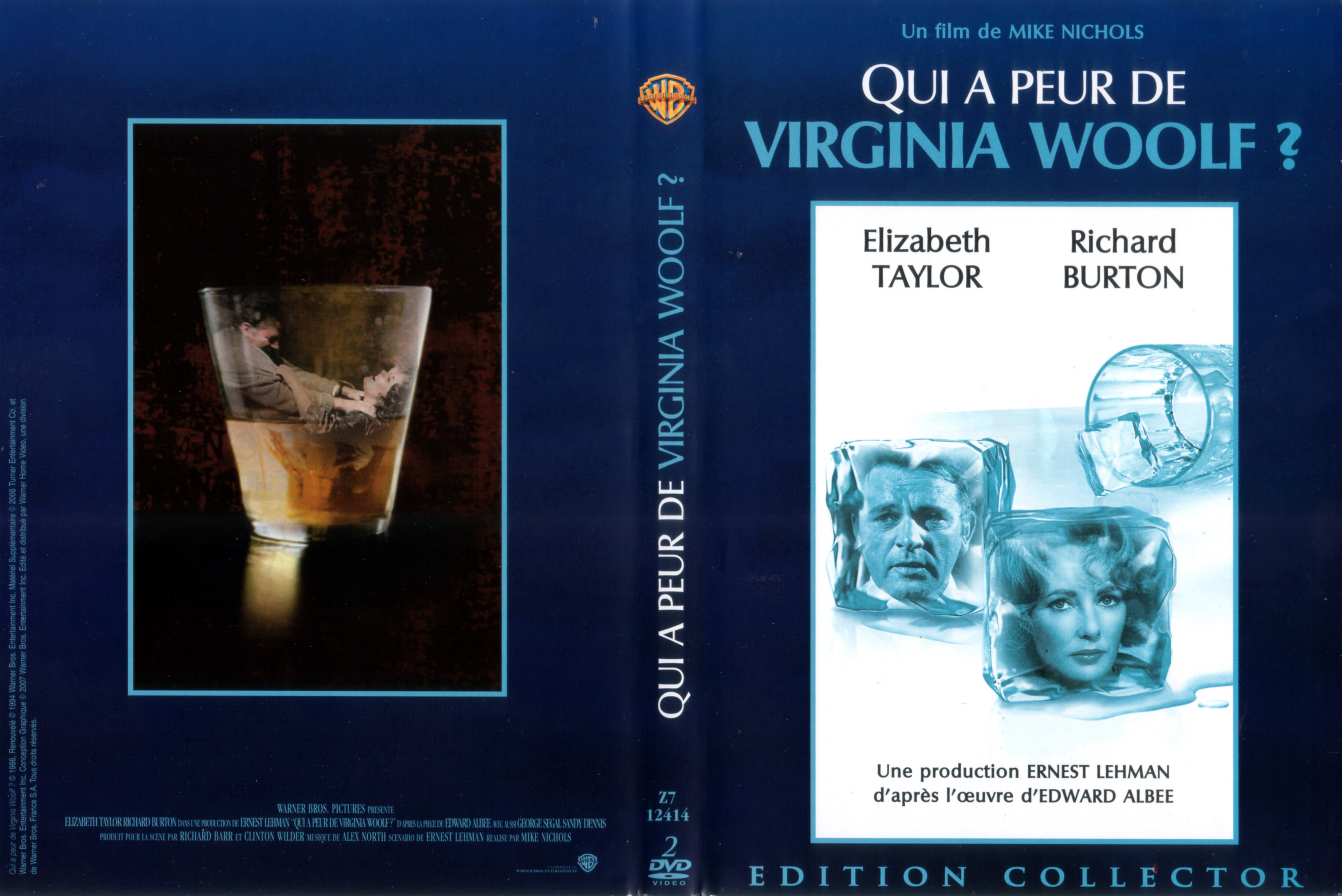 Jaquette DVD Qui a peur de Virginia Woolf