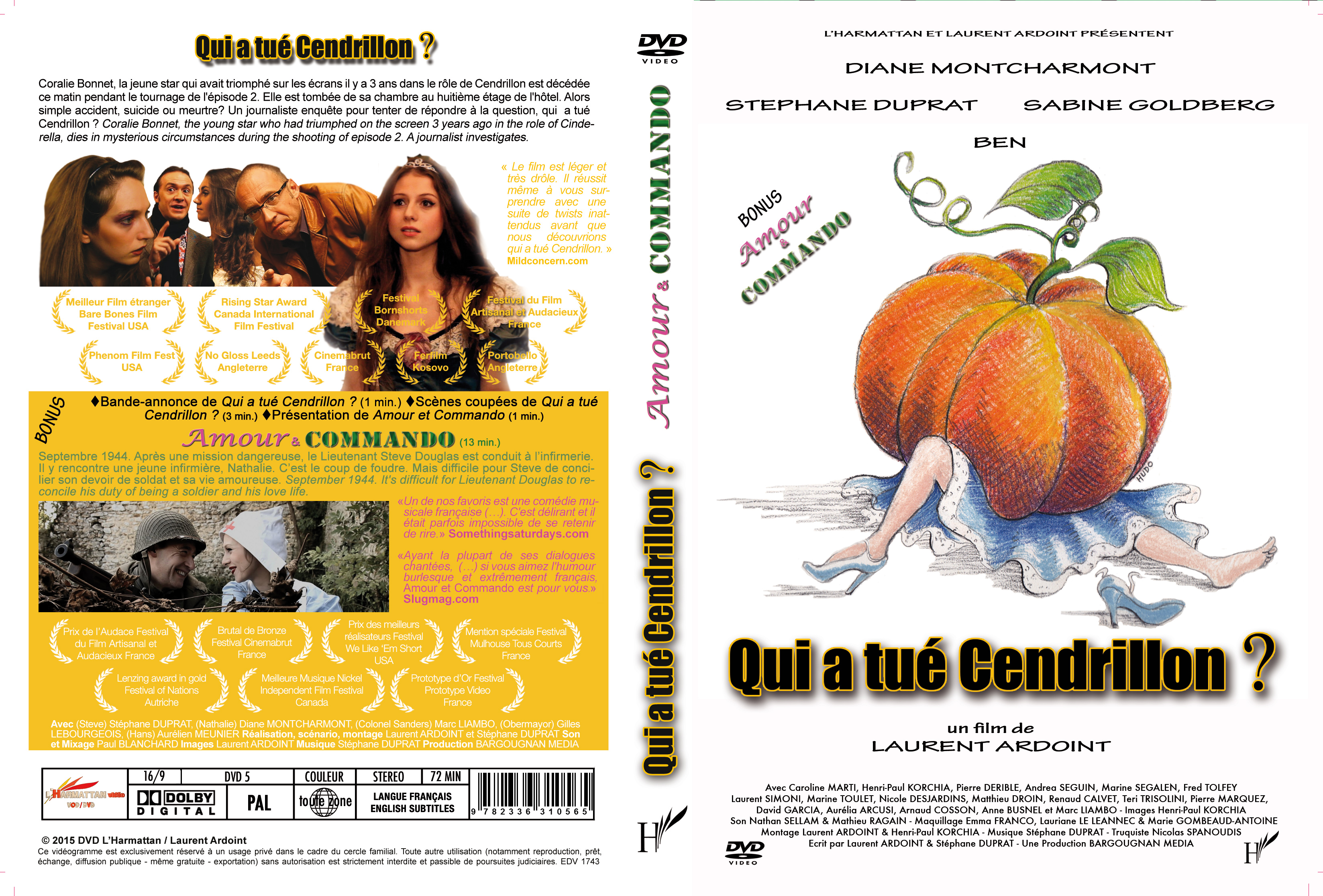 Jaquette DVD Qui  tu Cendrillon