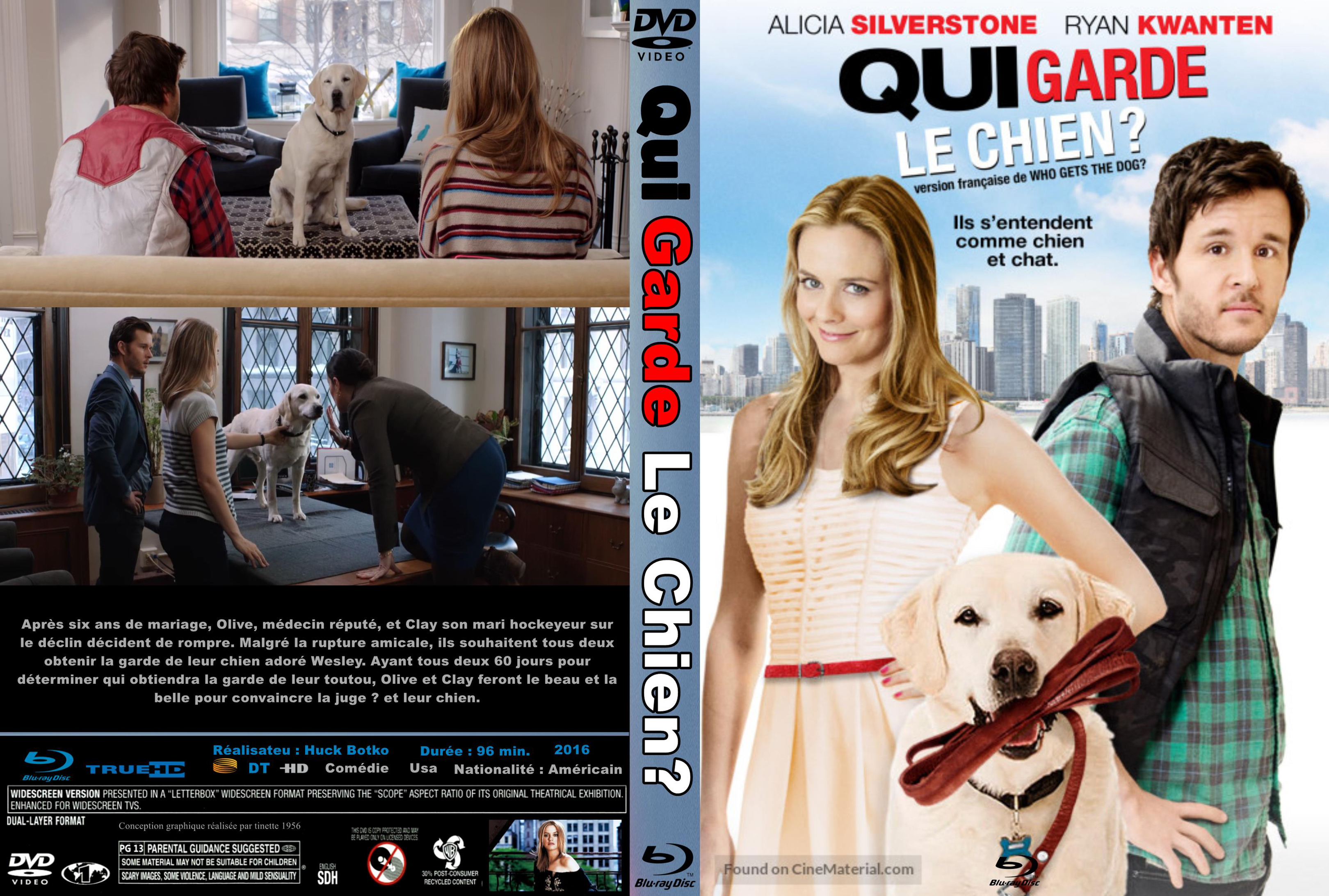 Jaquette DVD Qui garde le chien custom