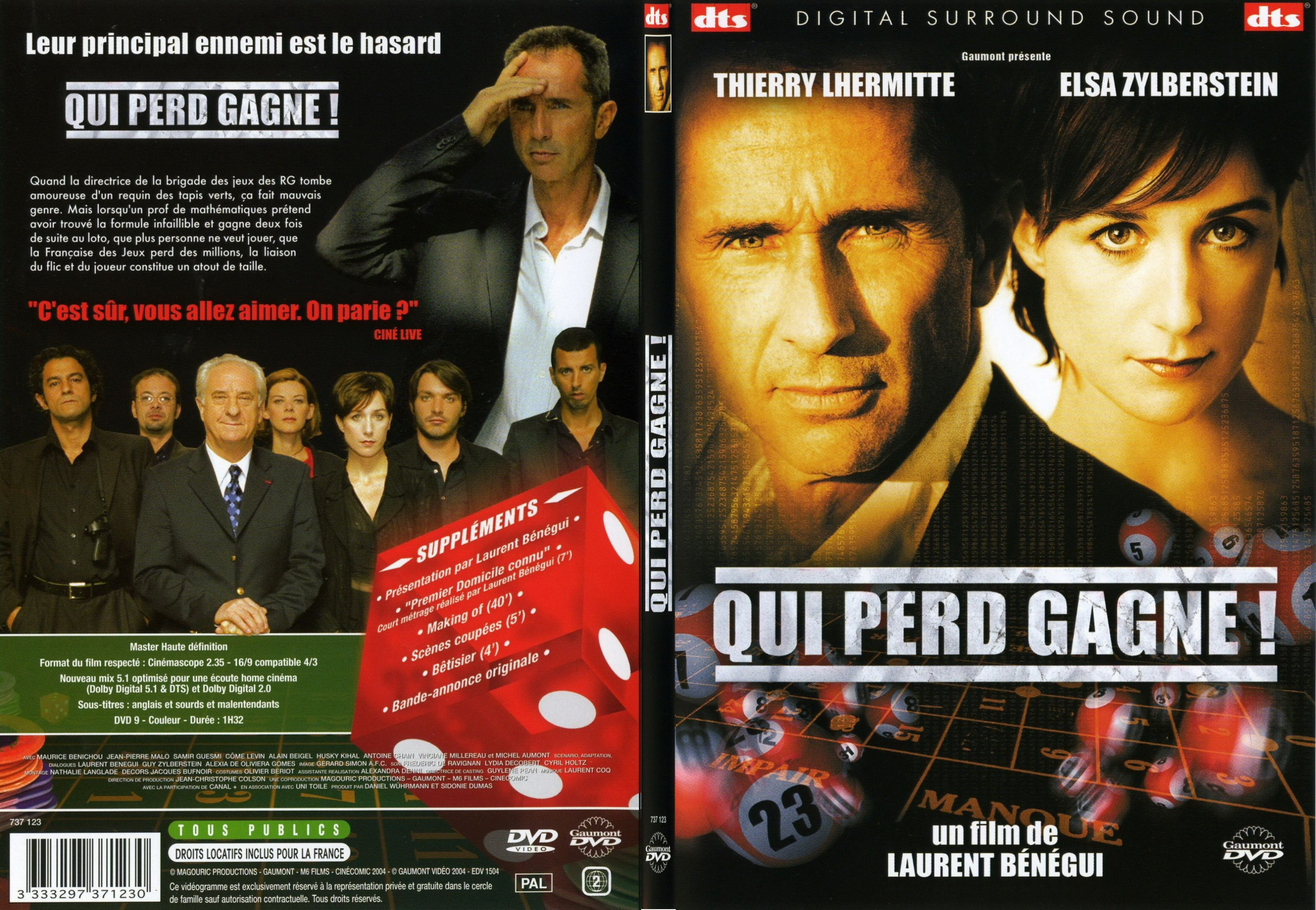 Jaquette DVD Qui perd gagne - SLIM