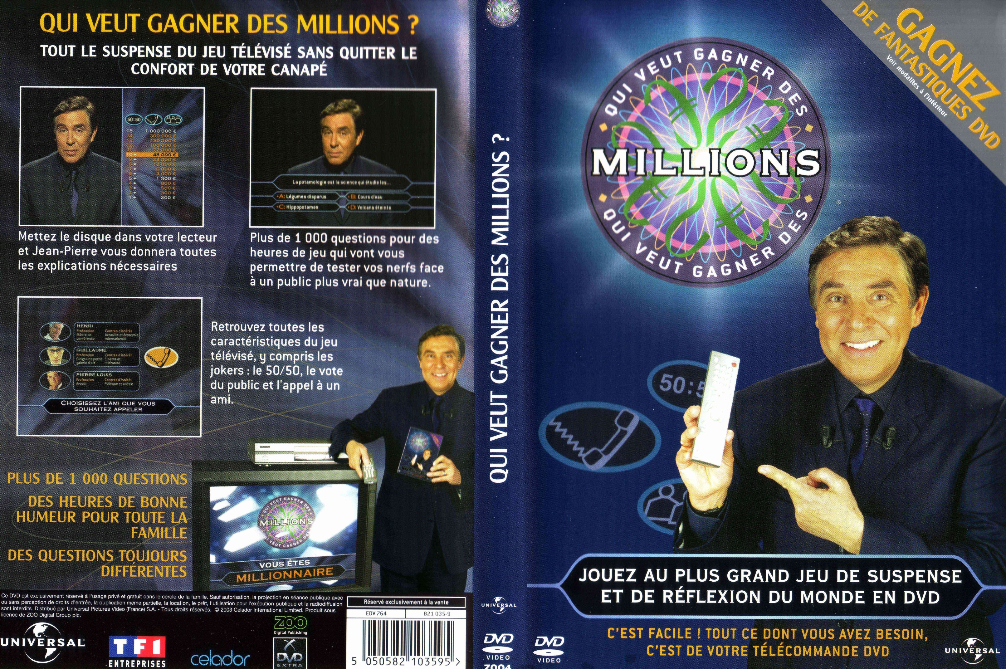 Jaquette DVD Qui veut gagner des millions