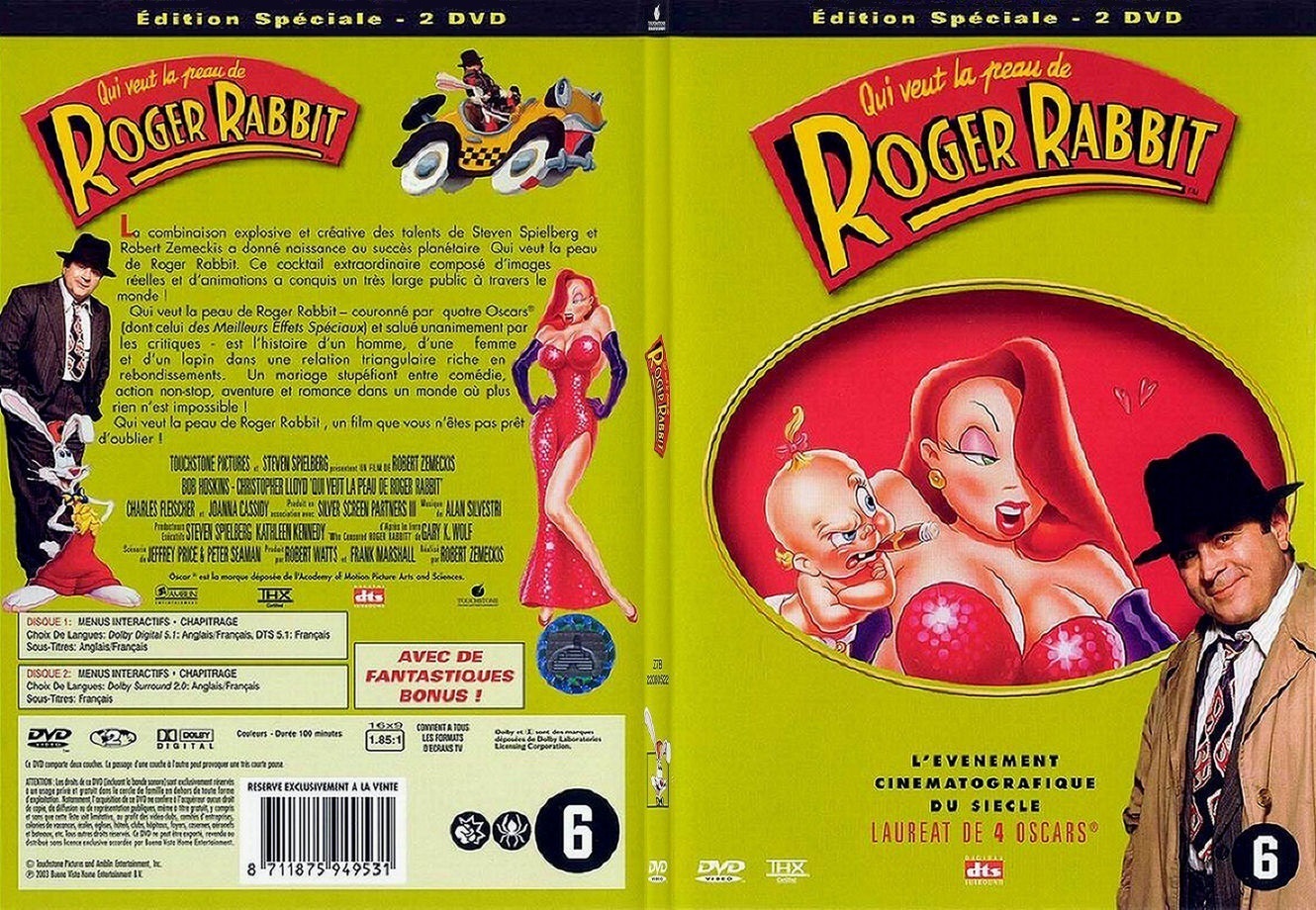 Jaquette DVD Qui veut la peau de Roger Rabbit - SLIM