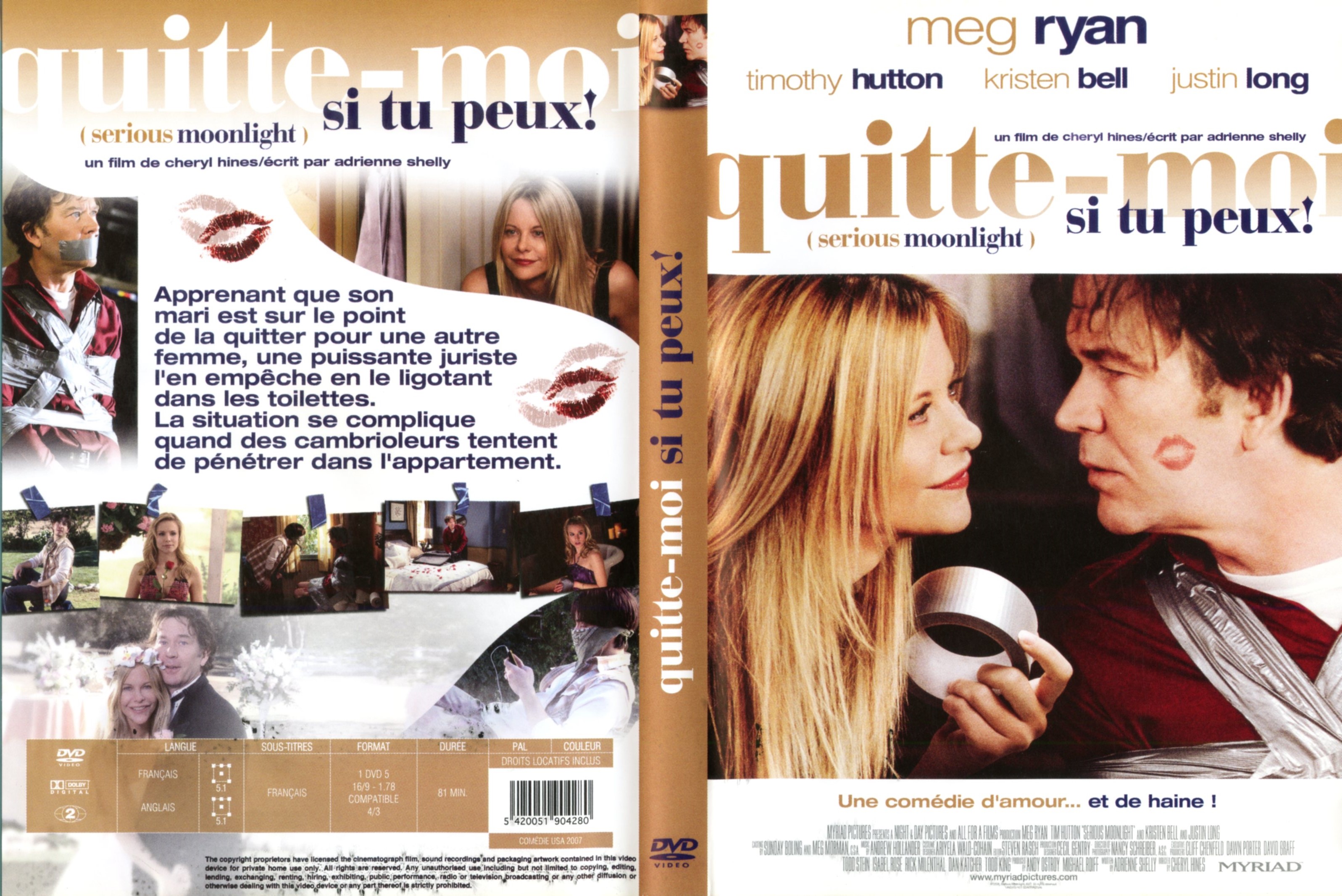 Jaquette DVD Quitte-moi si tu peux