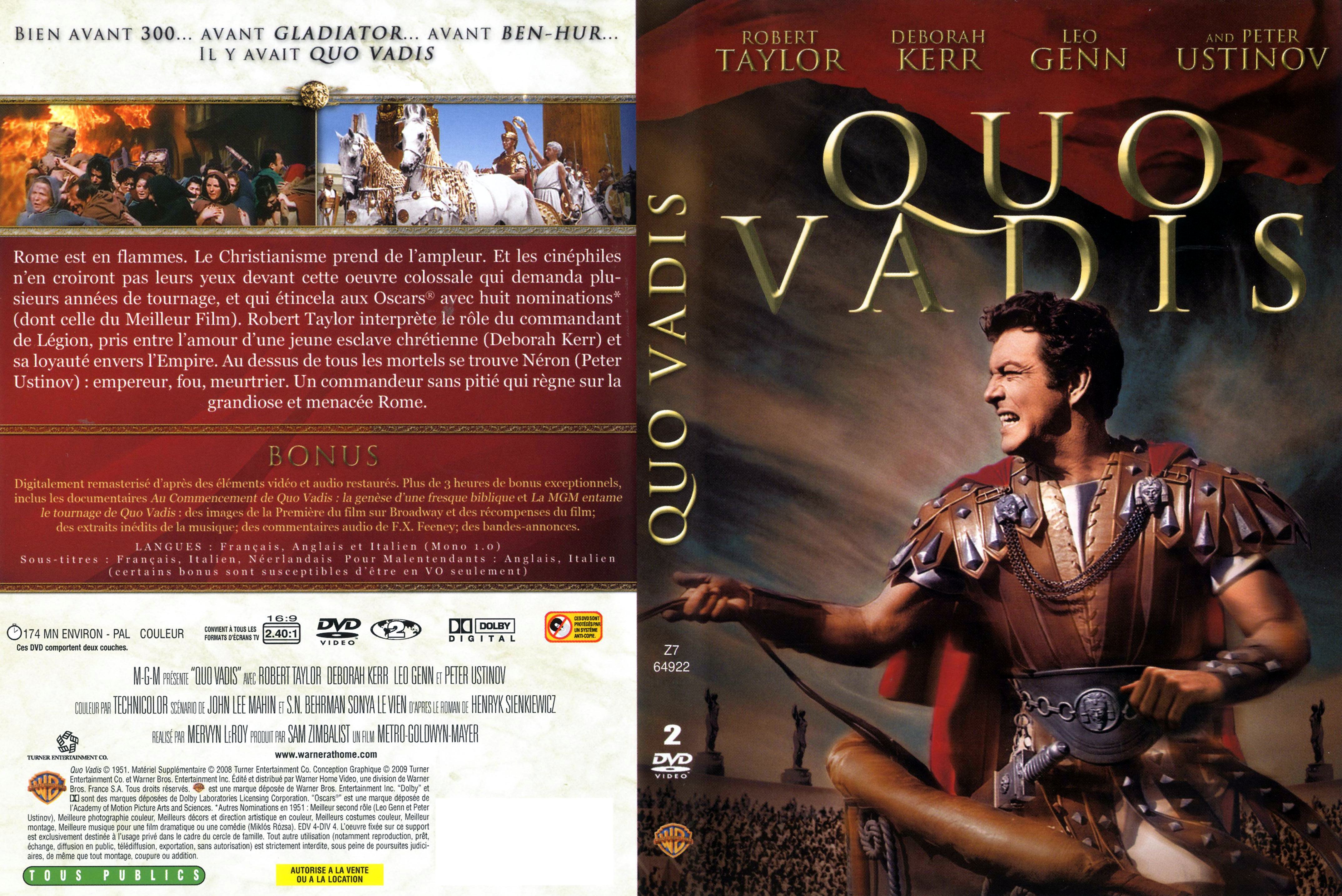 Jaquette DVD Quo vadis v2