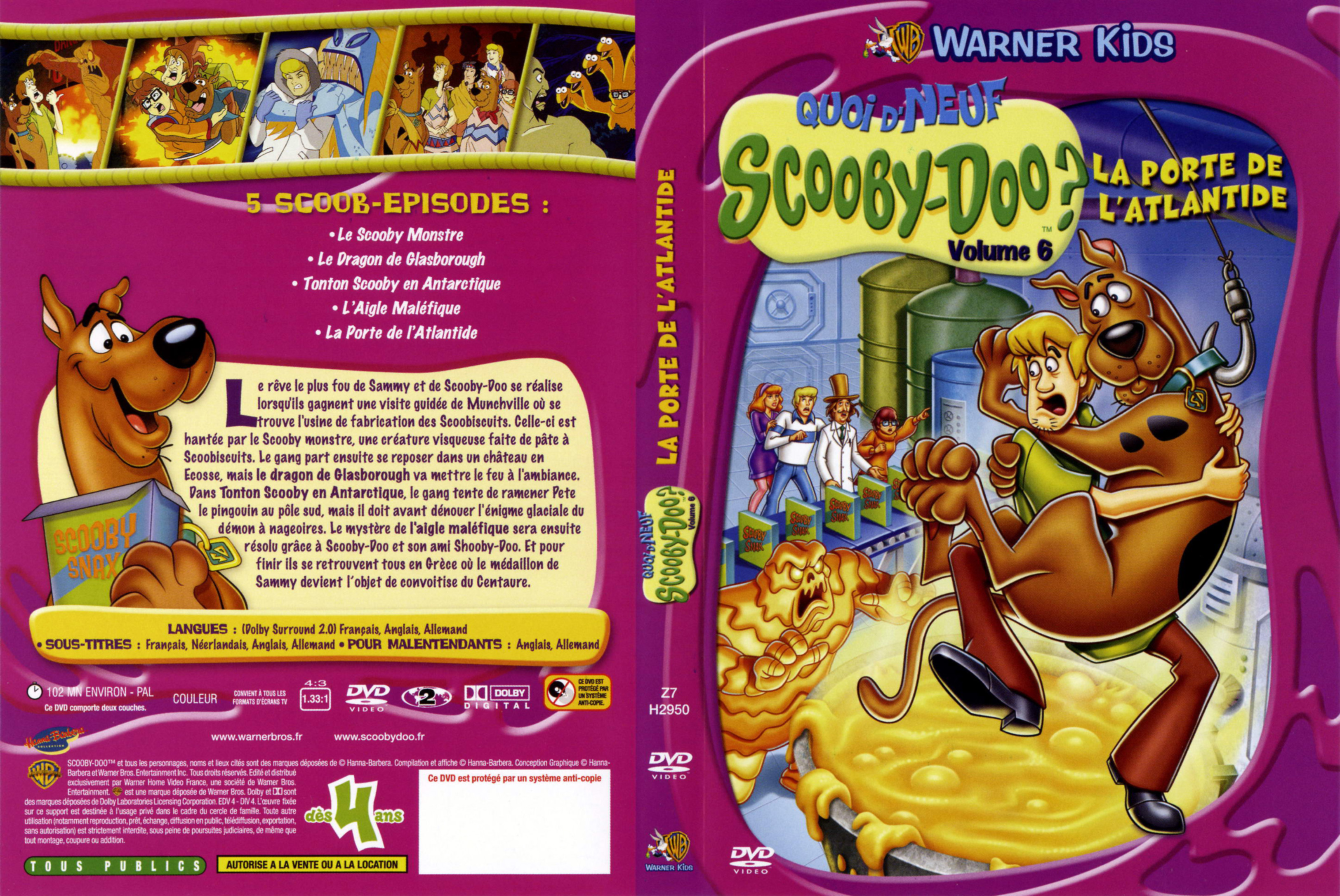 Jaquette DVD Quoi d neuf Scooby-Doo - La porte de l