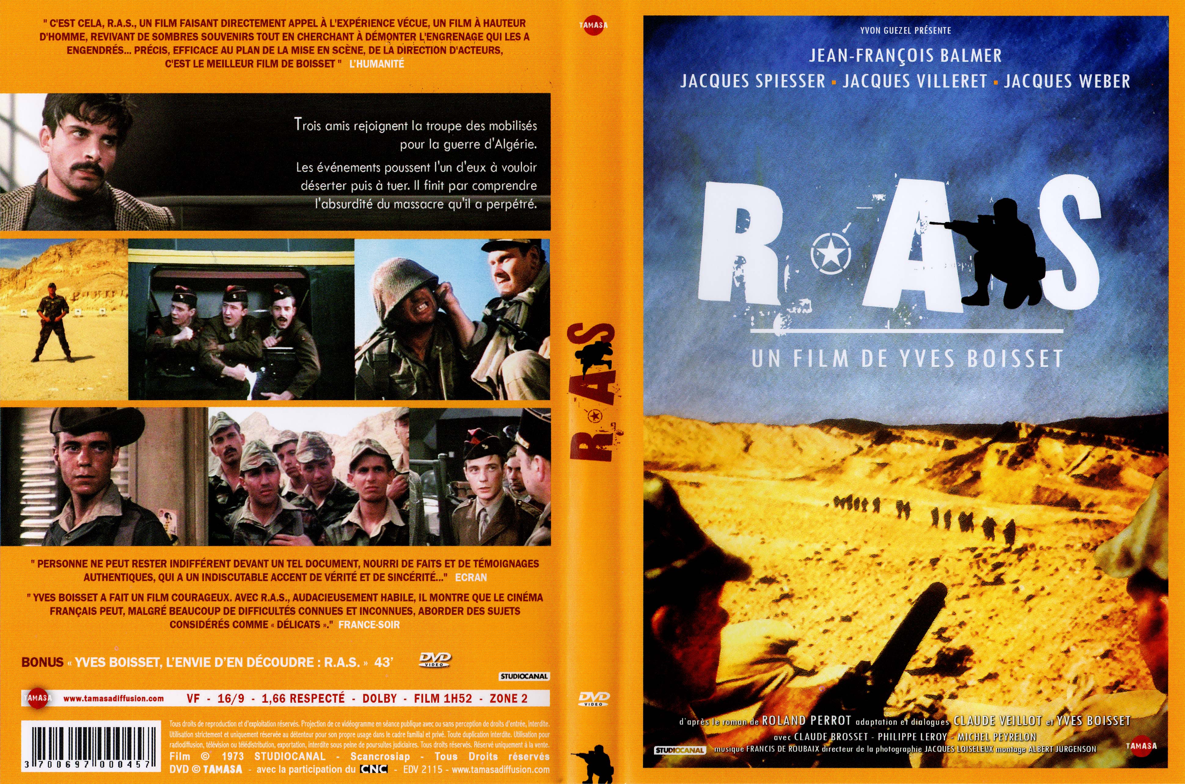 Jaquette DVD R.A.S.