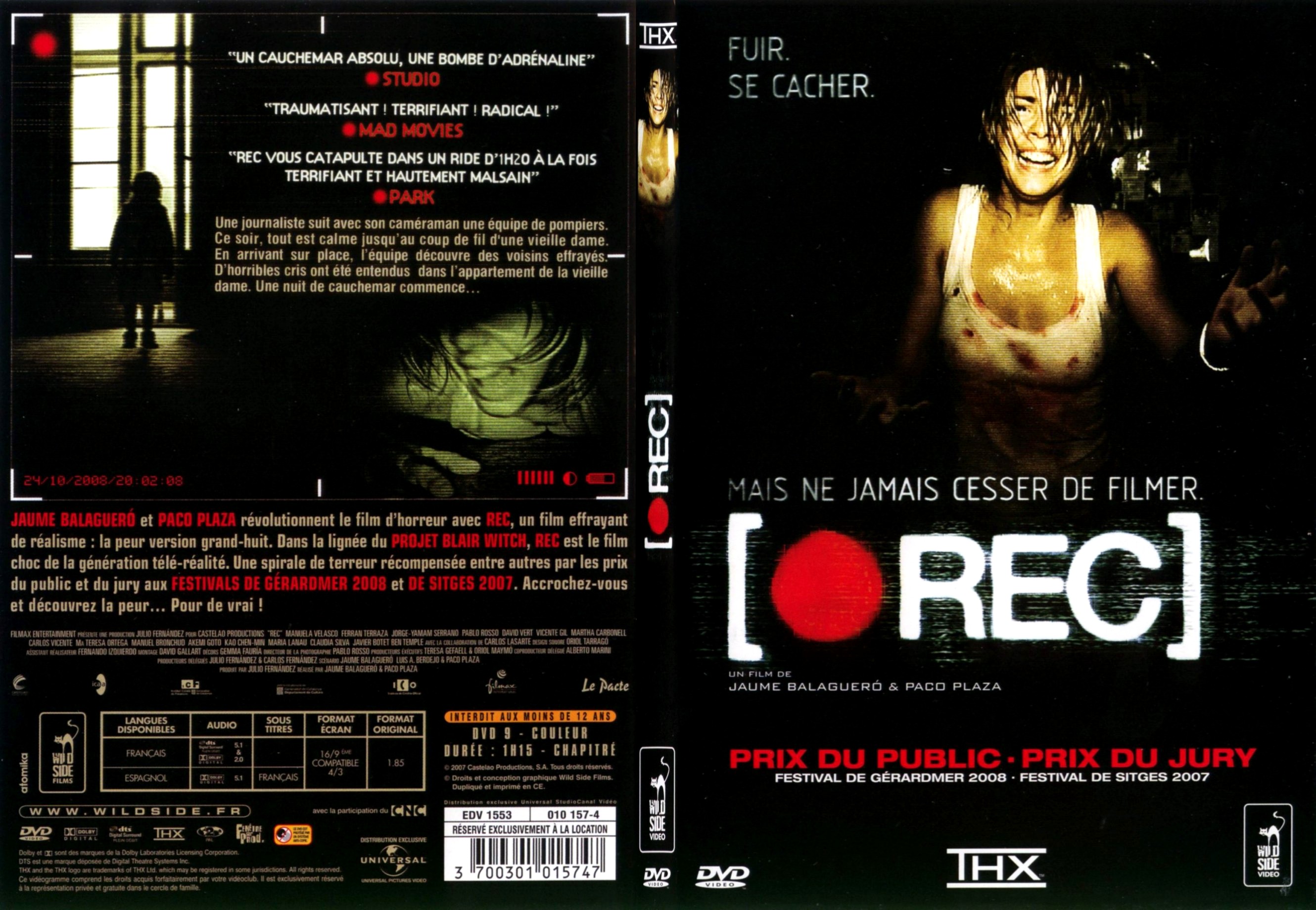 Jaquette DVD REC - SLIM