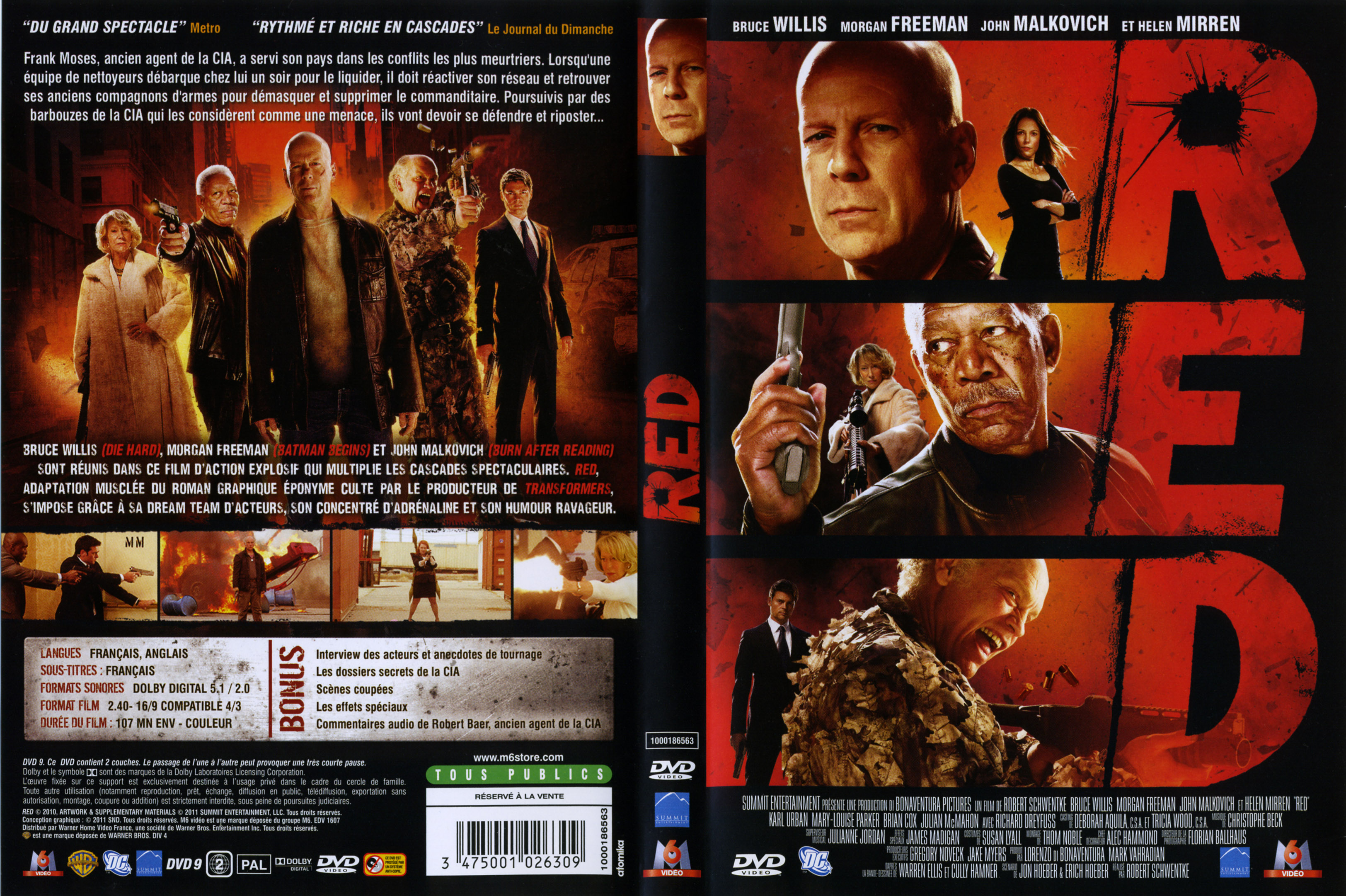 Jaquette DVD RED