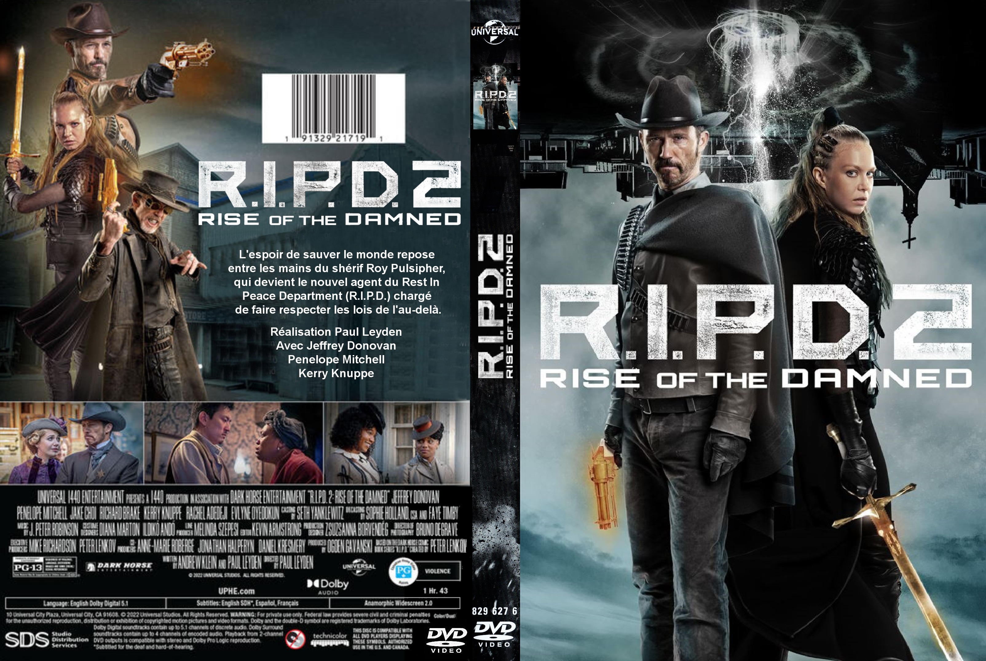 Jaquette DVD RIPD2 Rise of the damned custom