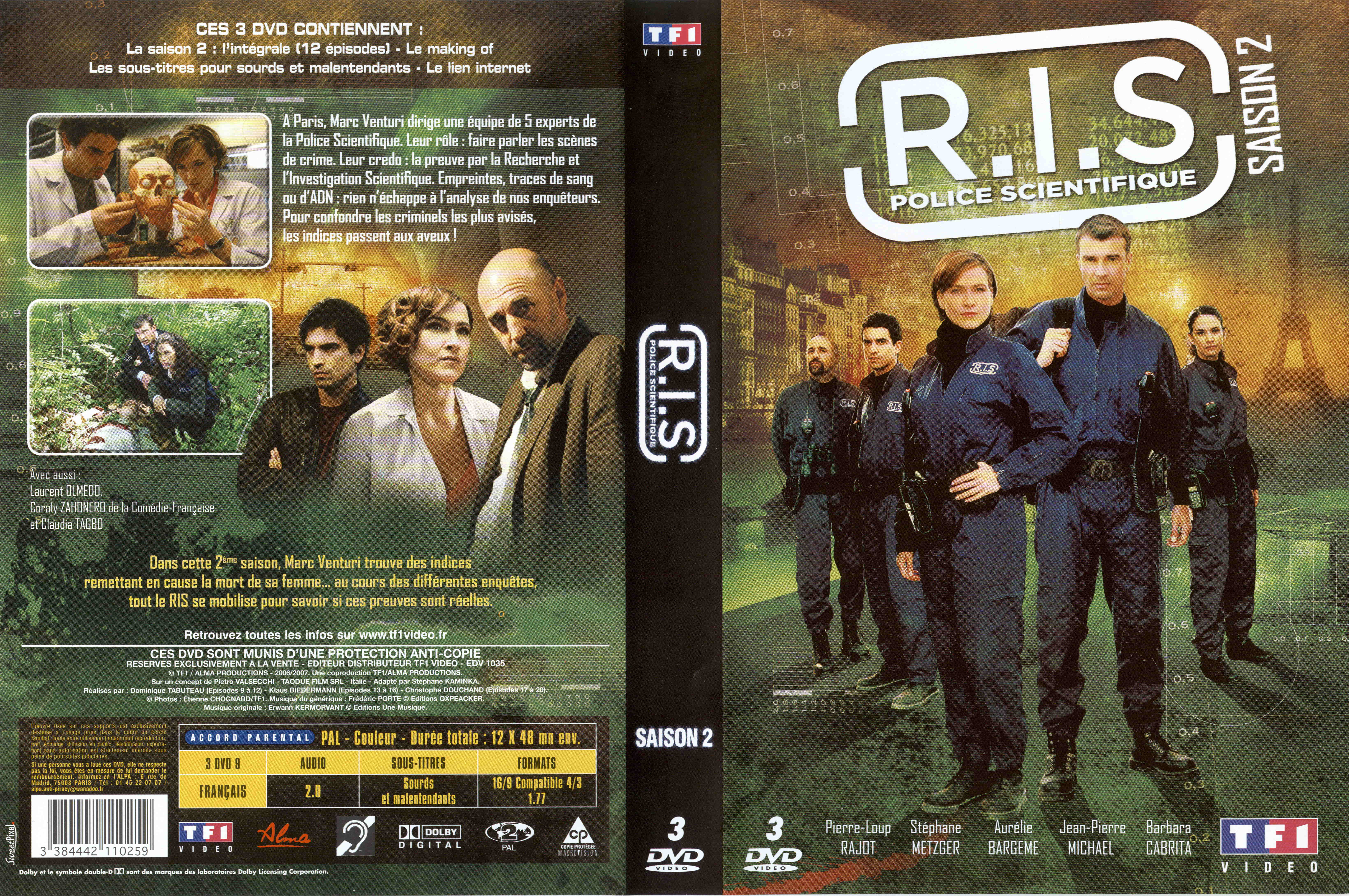 Jaquette DVD RIS Saison 2