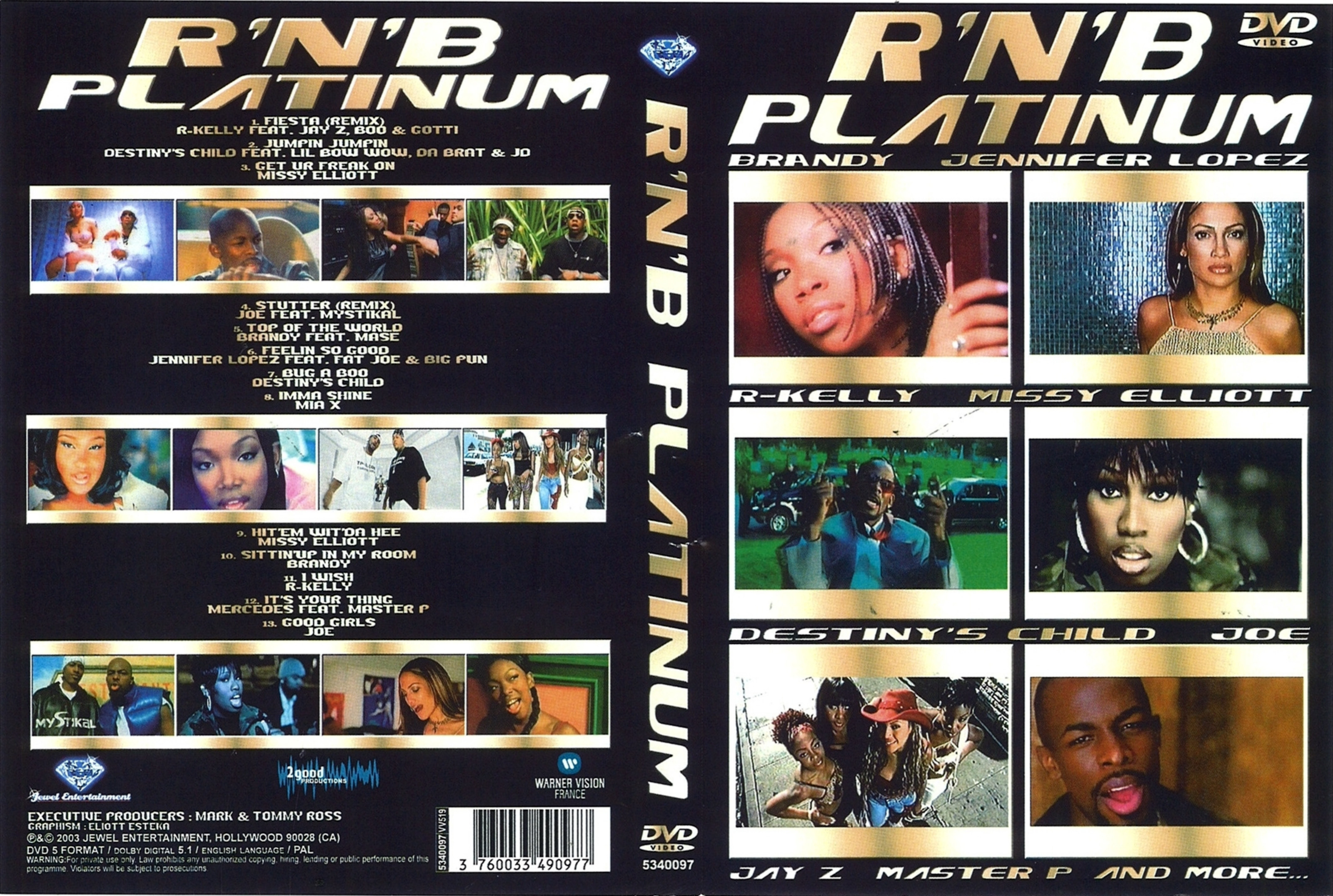 Jaquette DVD RNB Platinium