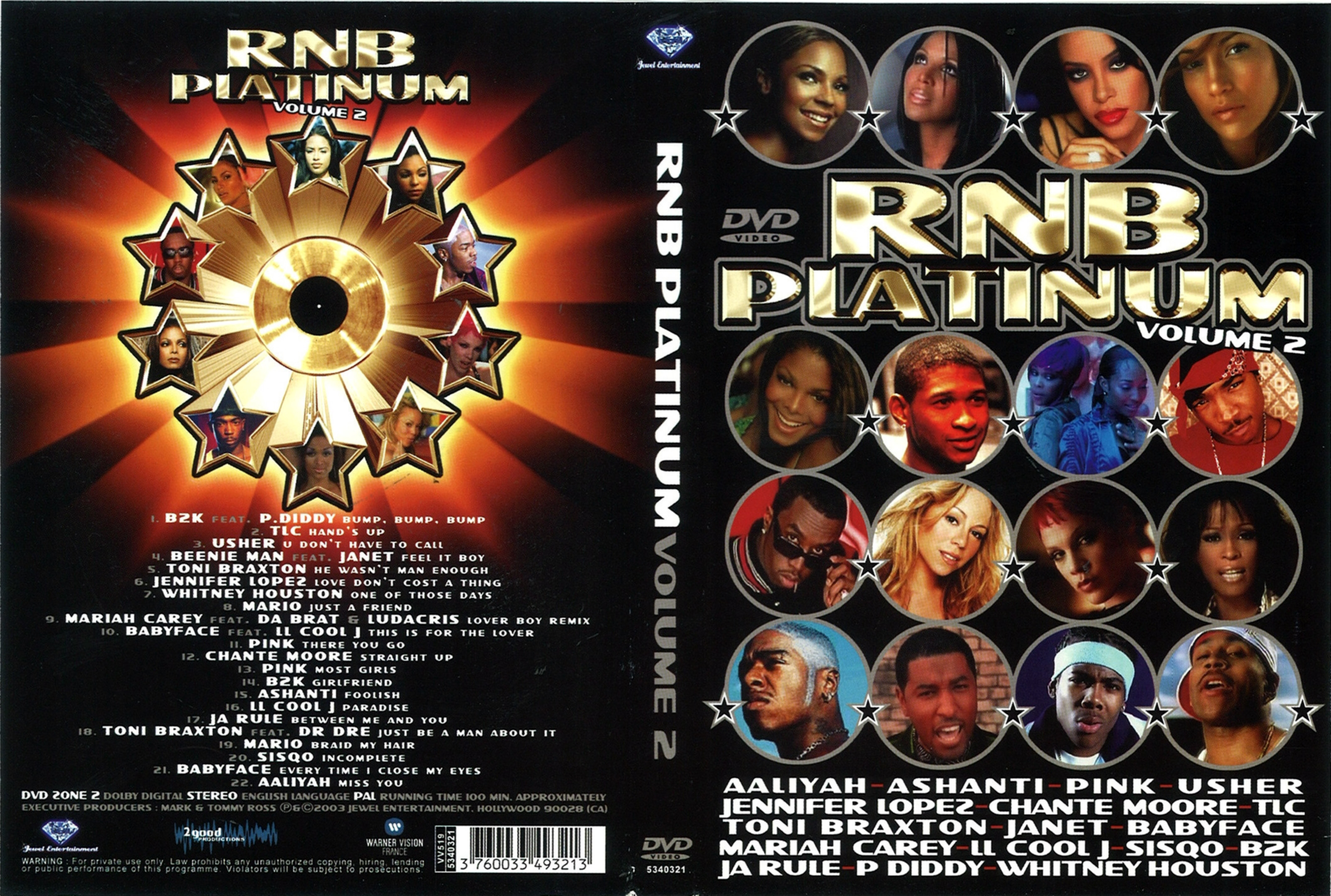 Jaquette DVD RNB Platinium vol 02