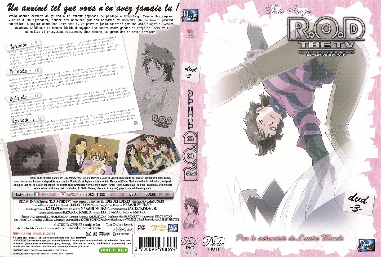 Jaquette DVD ROD vol 3