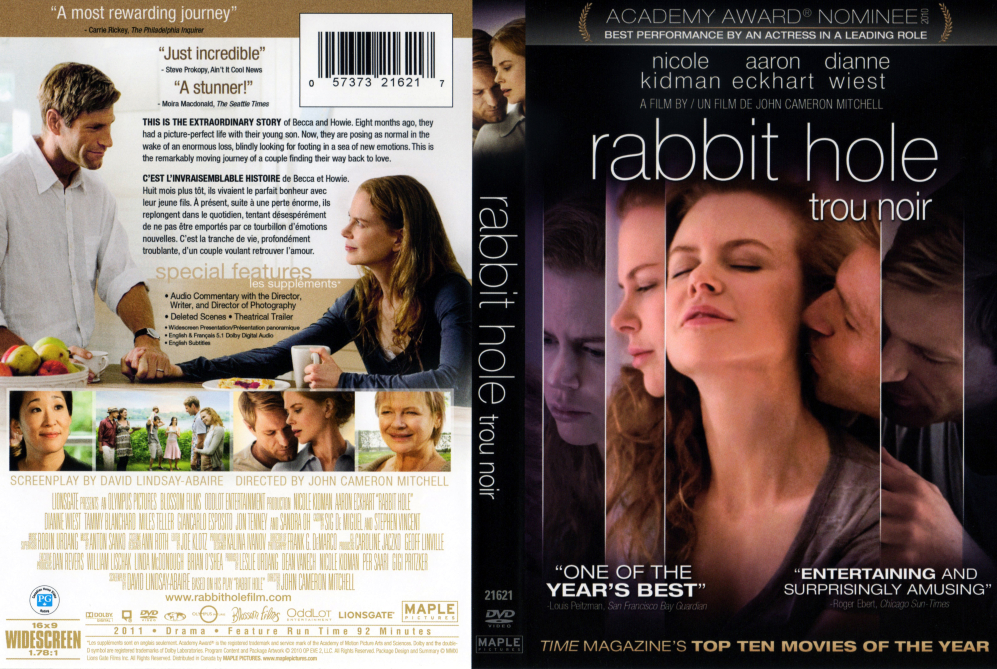 Jaquette DVD Rabbit Hole - Trou noir (Canadienne)