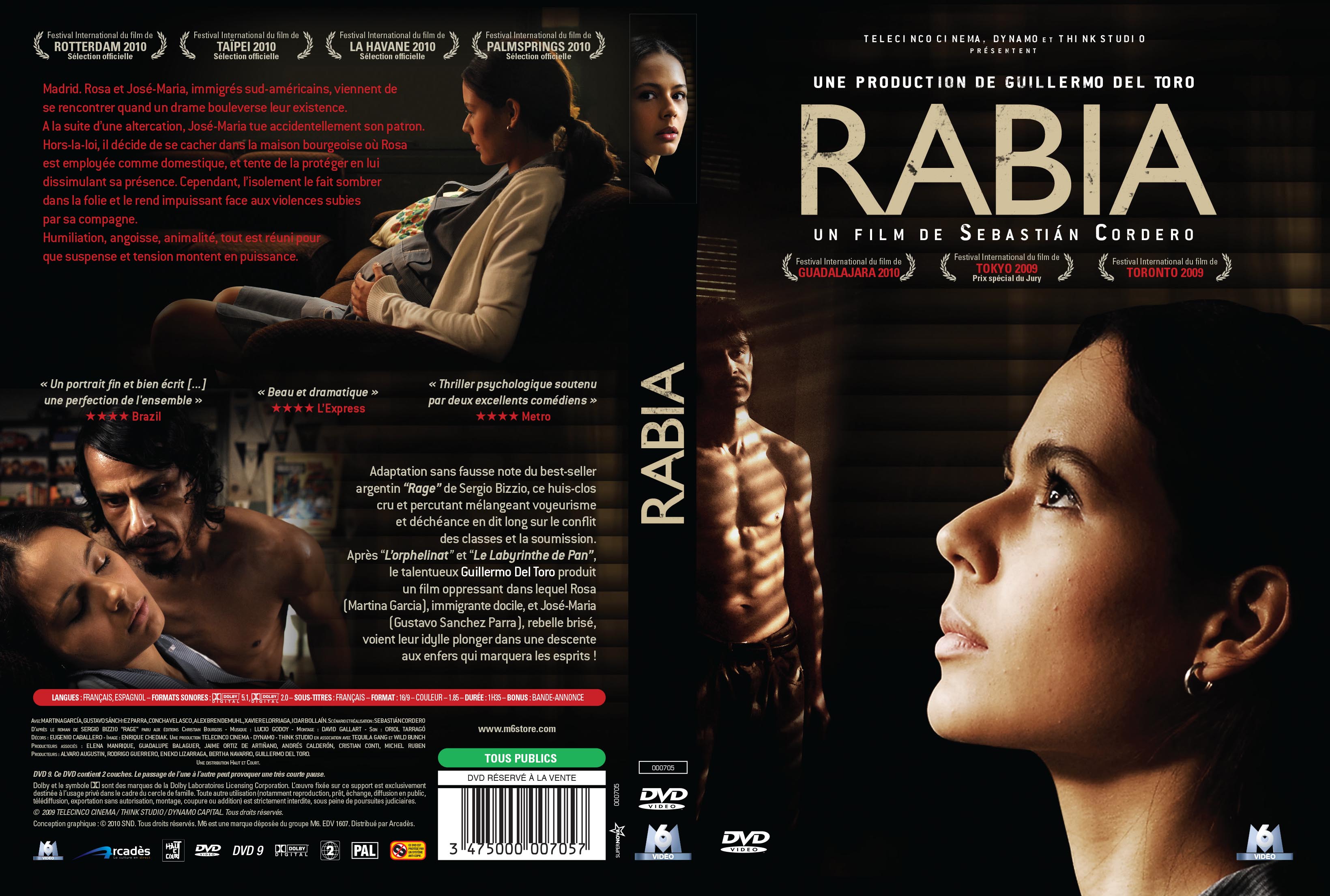 Jaquette DVD Rabia custom