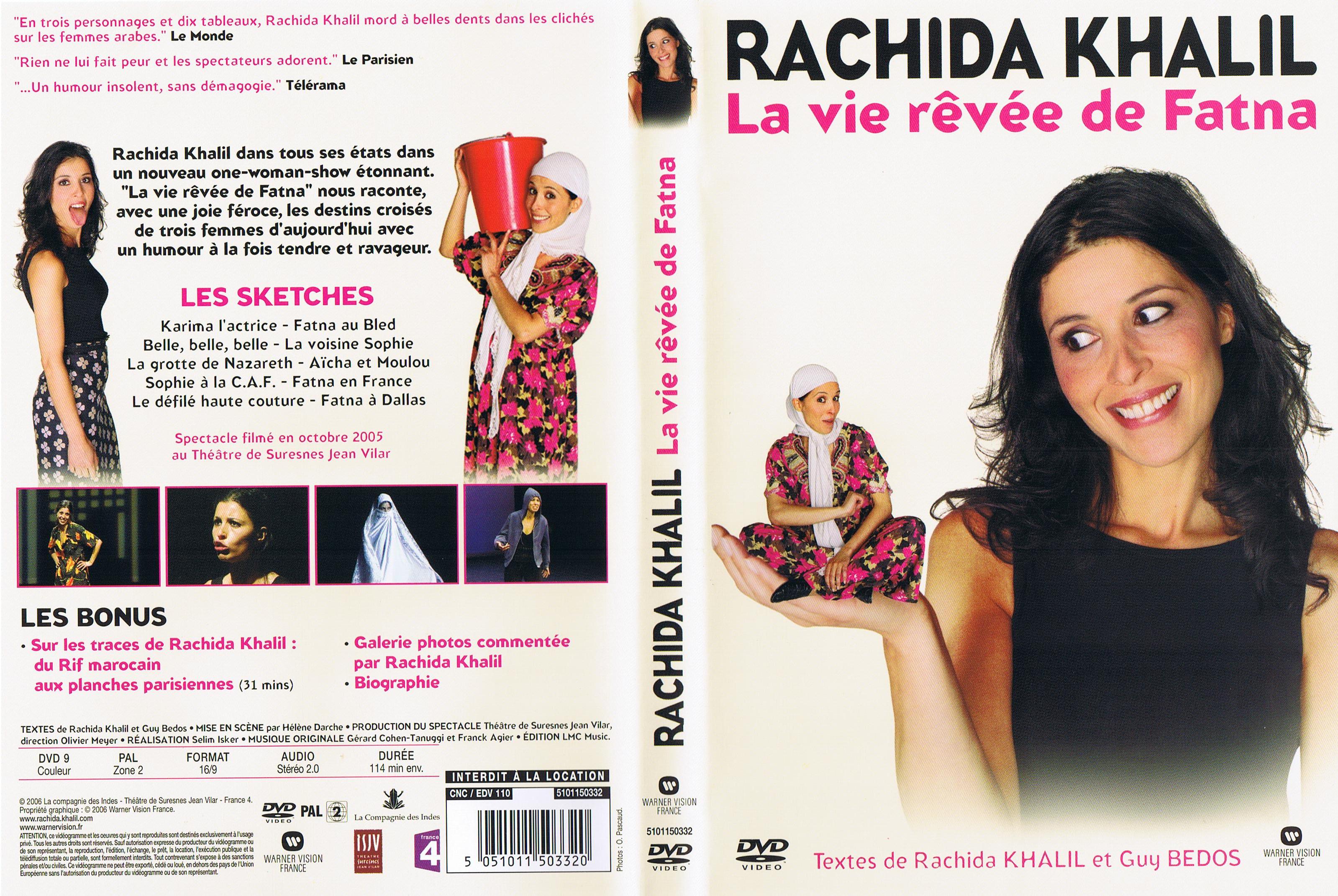 Jaquette DVD Rachida Khalil - La vie reve de Fatna
