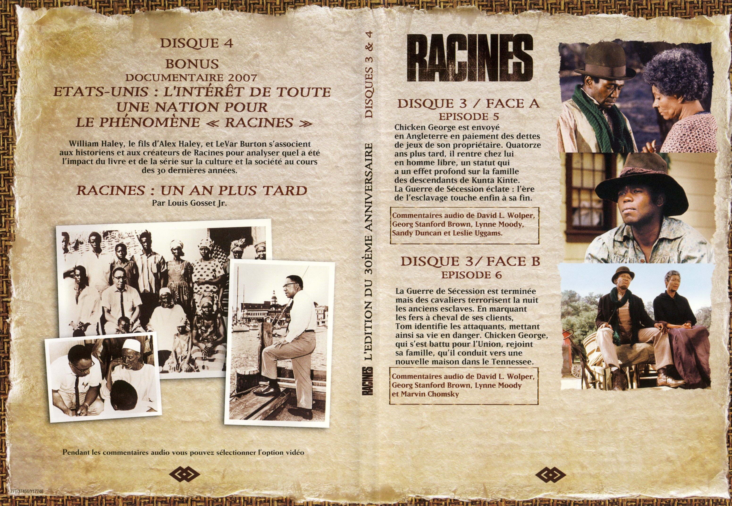 Jaquette DVD Racines DVD 2