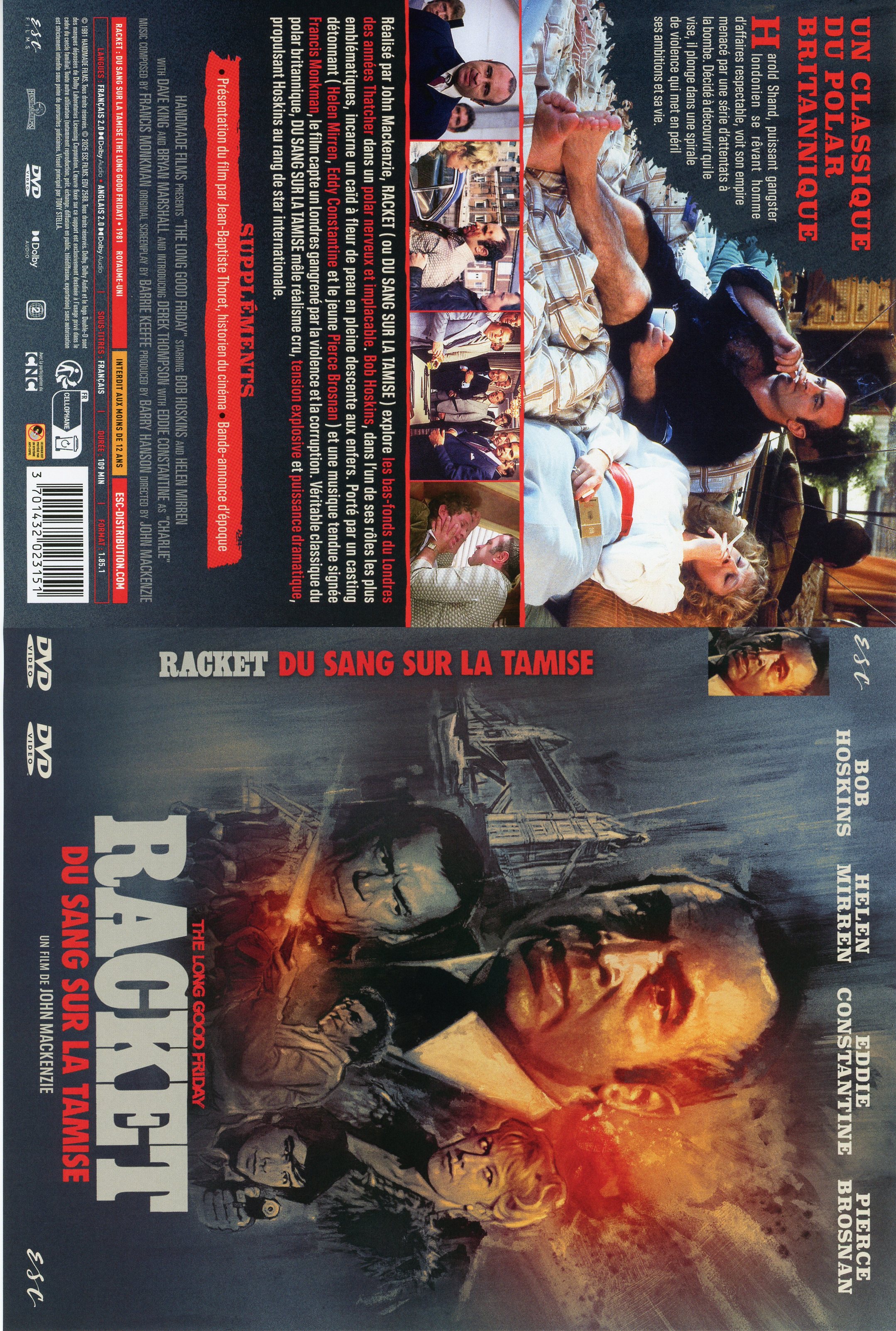 Jaquette DVD Racket - Du sang sur la Tamise 